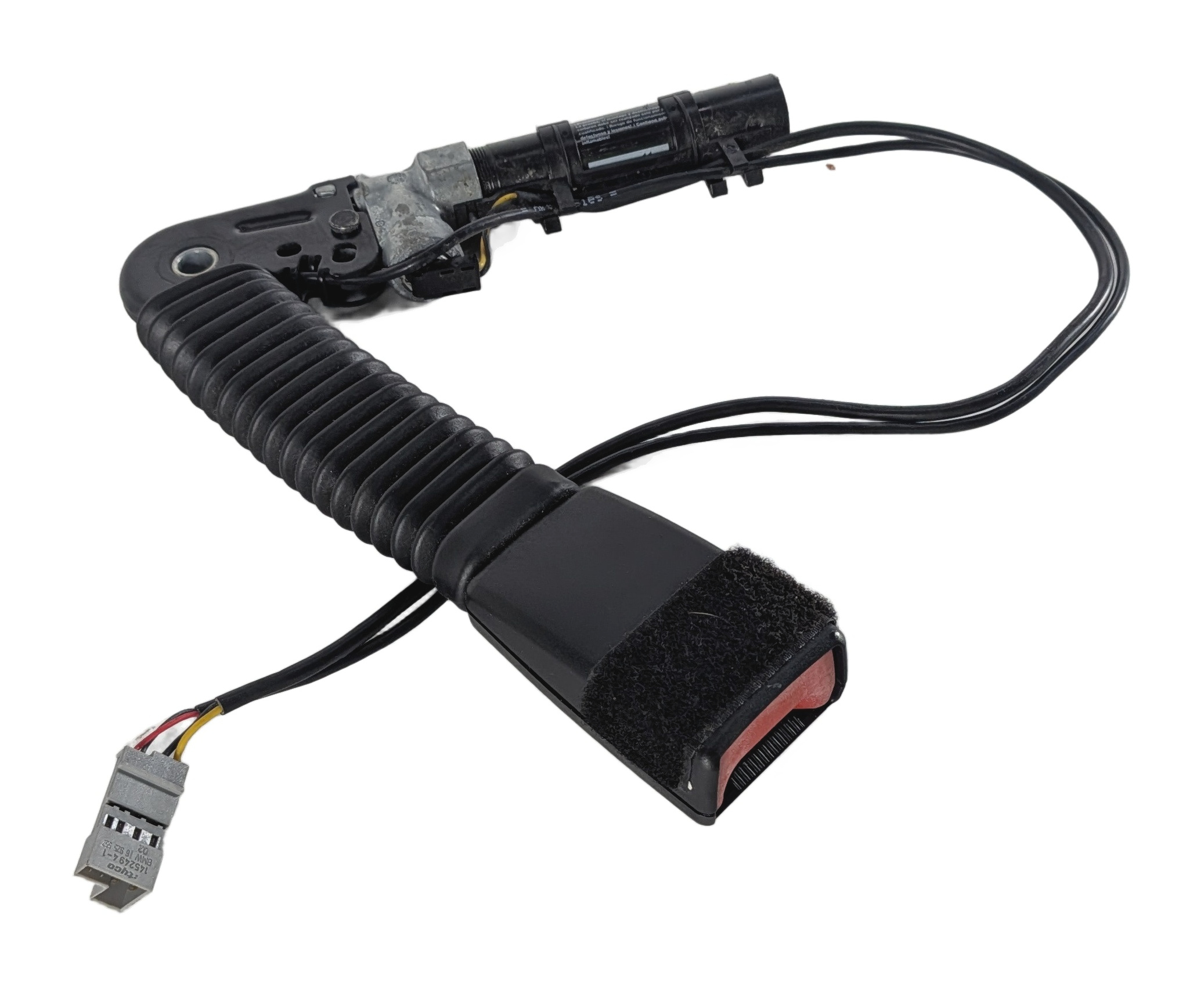 07-13 BMW 328i 335i M3 E90 E92 E93 FRONT RIGHT PASSENGER SEATBELT BUCKLE (Black) — exact item pictured