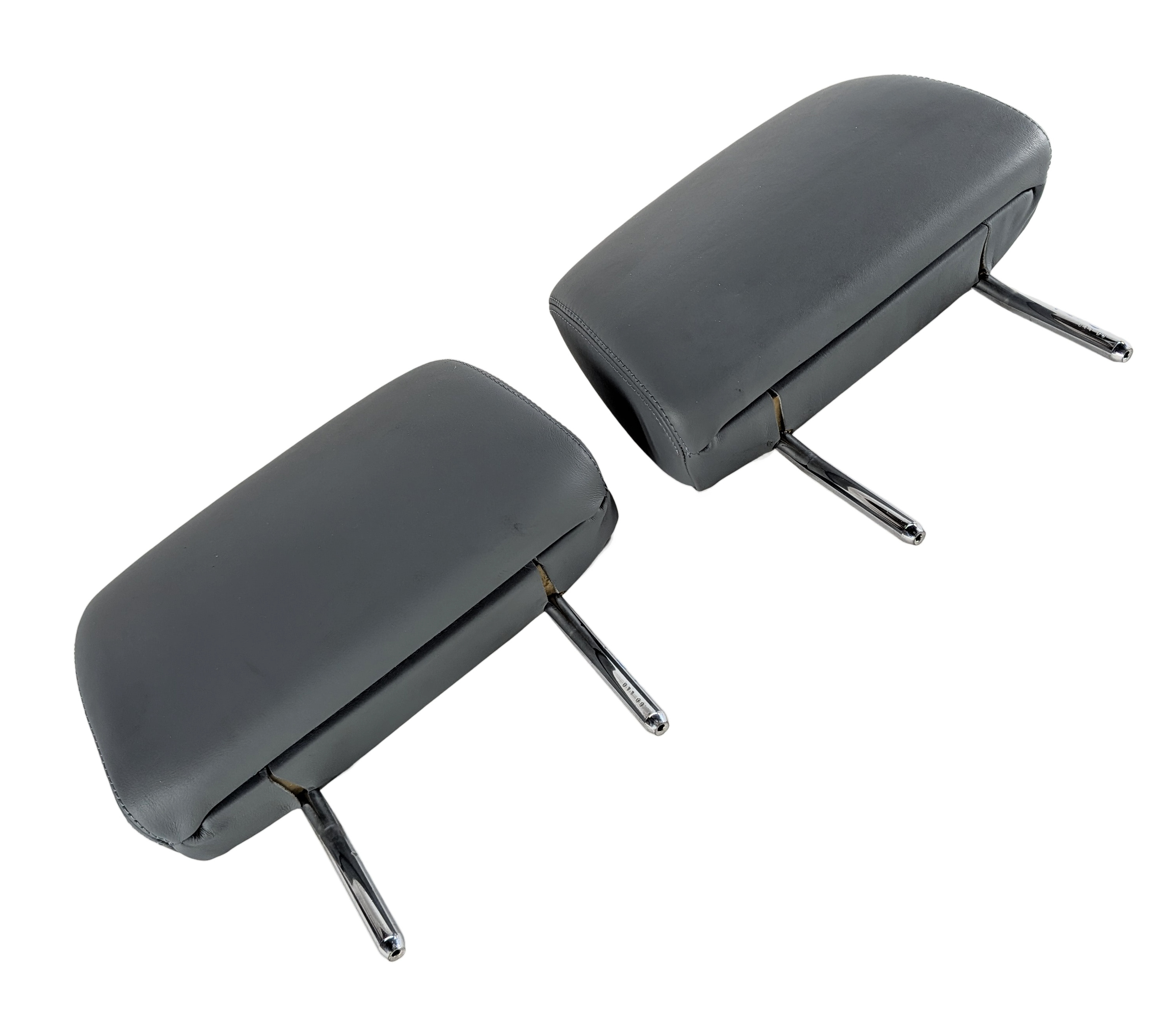 2008-2013 BMW M3 (E93) CONVERTIBLE REAR LEFT & RIGHT SEAT HEADREST SET/2 (Grey) — exact item pictured