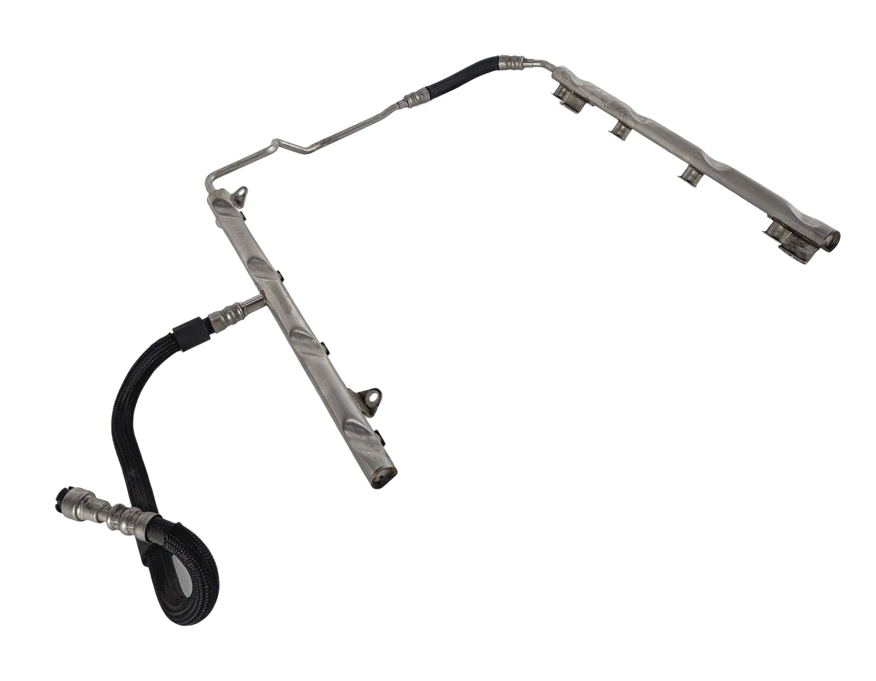 08-13 BMW M3 (E90 E92 E93) 4.0L S65 V8 LEFT & RIGHT FUEL INJECTOR RAILS w/ LINES — exact item pictured
