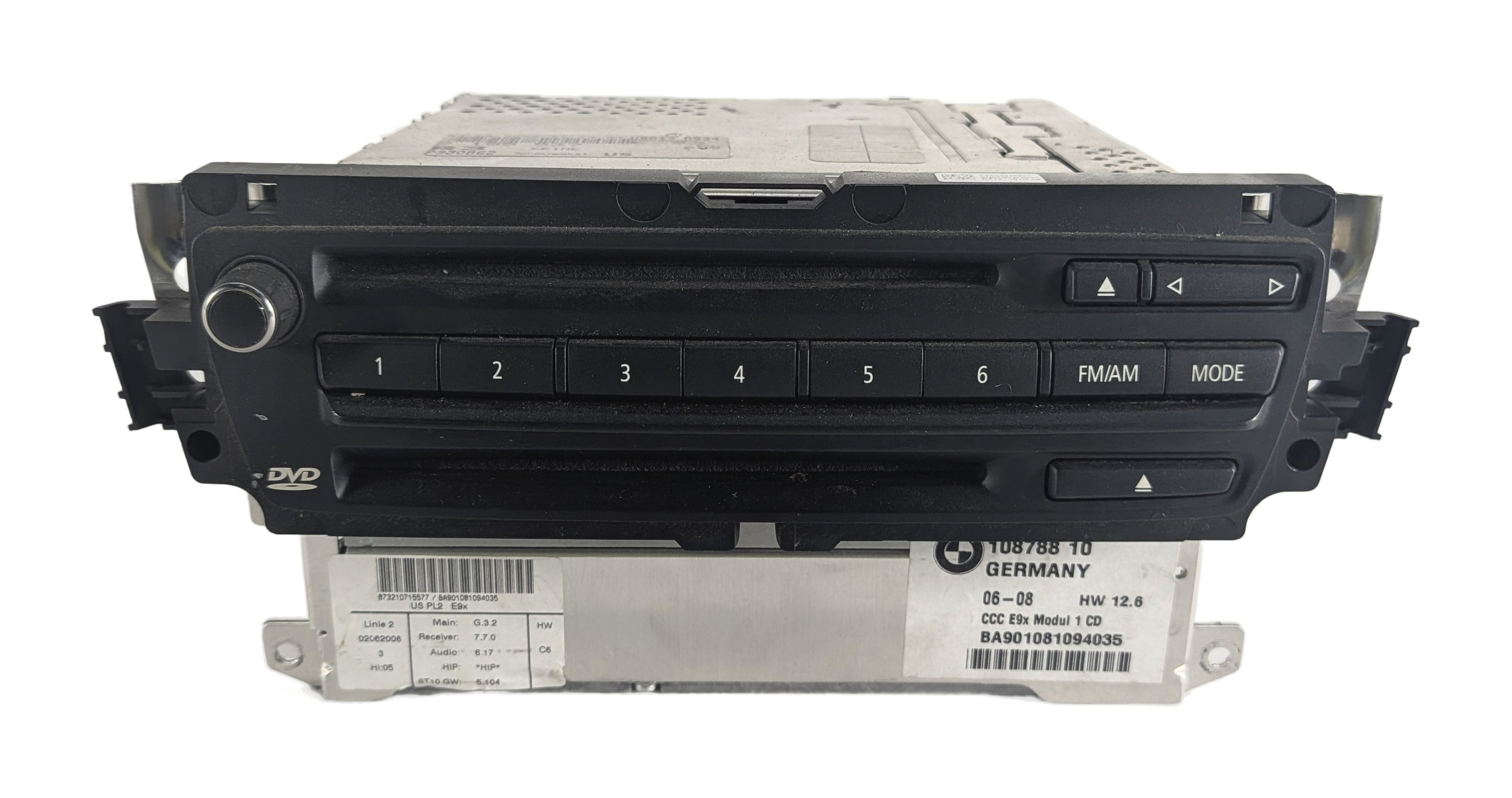 07-09 BMW 3 SERIES M3 (E90 E92) NAVIGATION GPS RADIO CD PLAYER HEAD UNIT — exact item pictured