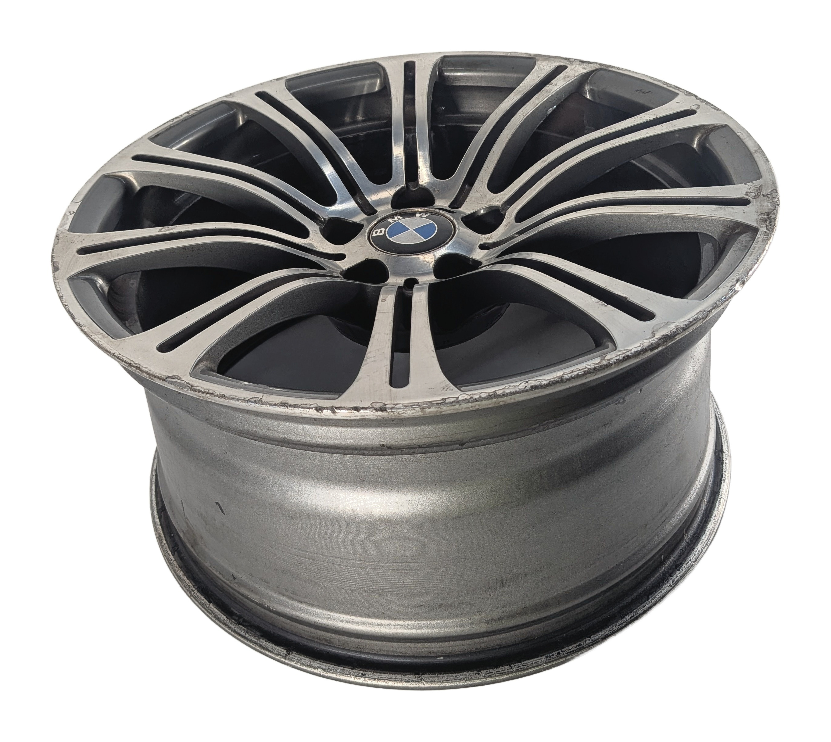 08-13 BMW M3 E90 E92 E93 REAR 19X9.5 STYLE 220M 10 DOUBLE SPOKE ALLOY WHEEL RIM — exact item pictured