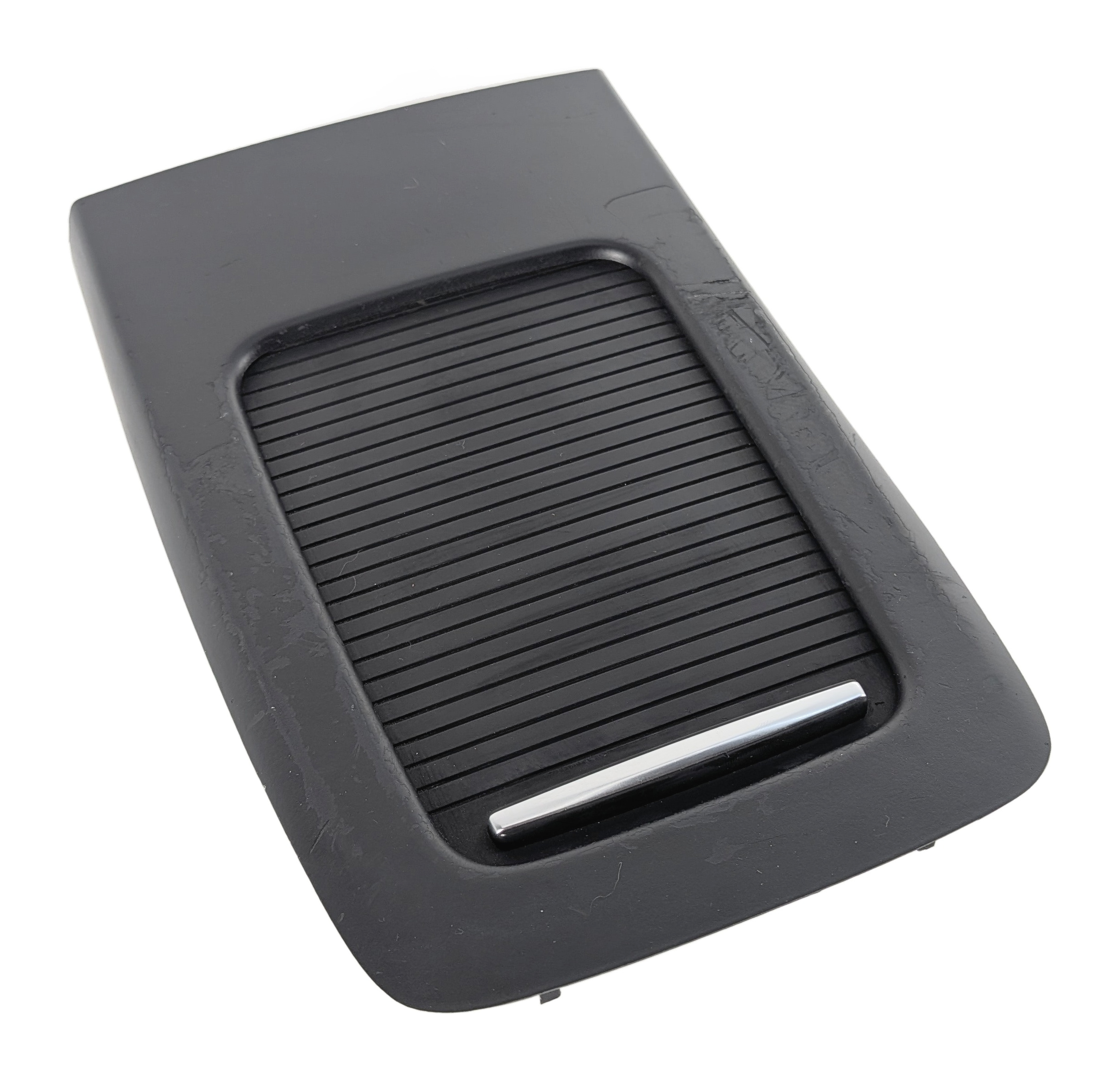 2008 BMW M3 (E90) REAR CENTER CONSOLE STORAGE TRAY COMPARTMENT w/ ROLLER COVER — exact item pictured
