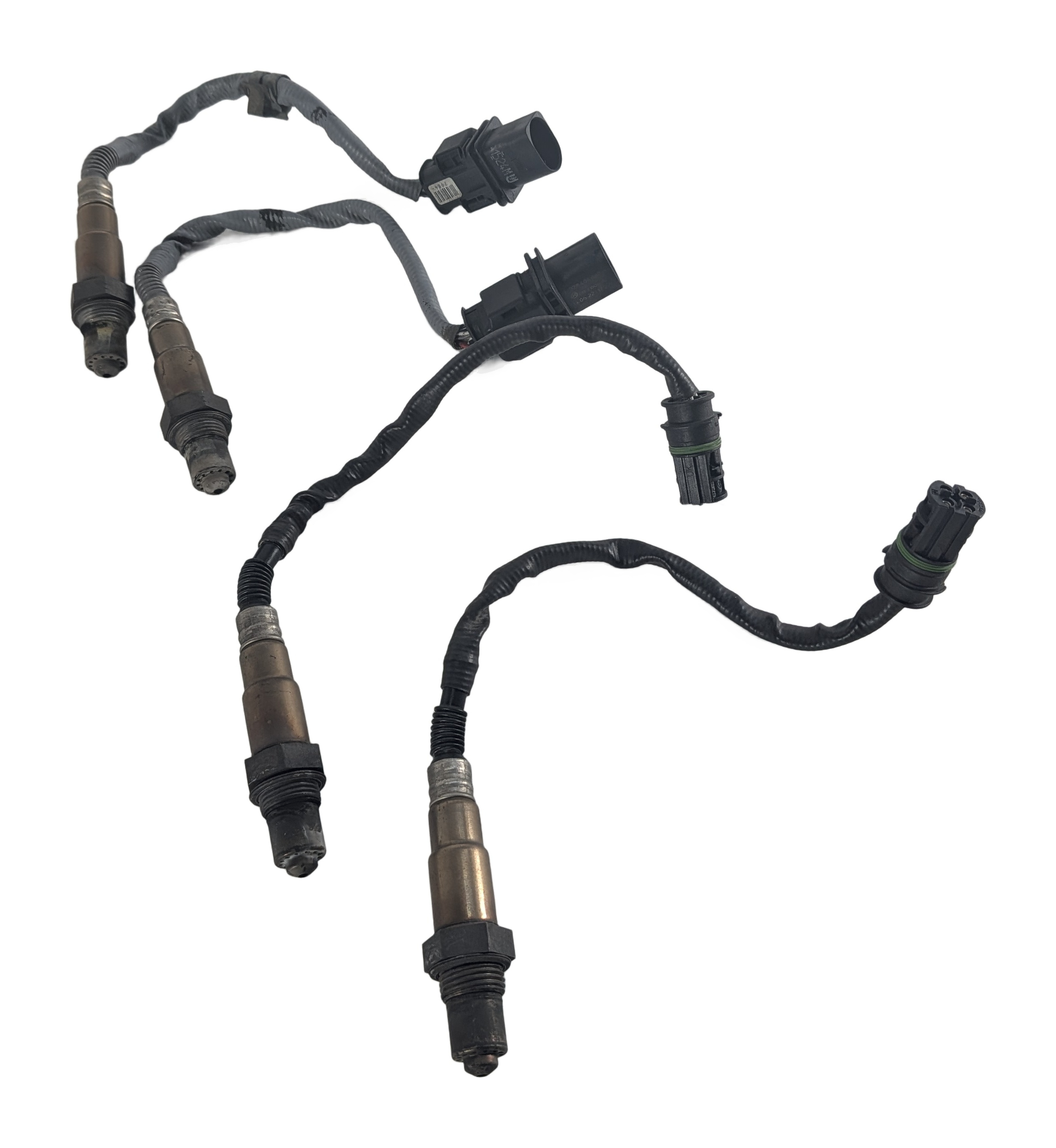 2008 BMW M3 (E90) 4.0L (S65) ENGINE UPSTREAM DOWNSTREAM OXYGEN O2 SENSOR SET/4 — exact item pictured