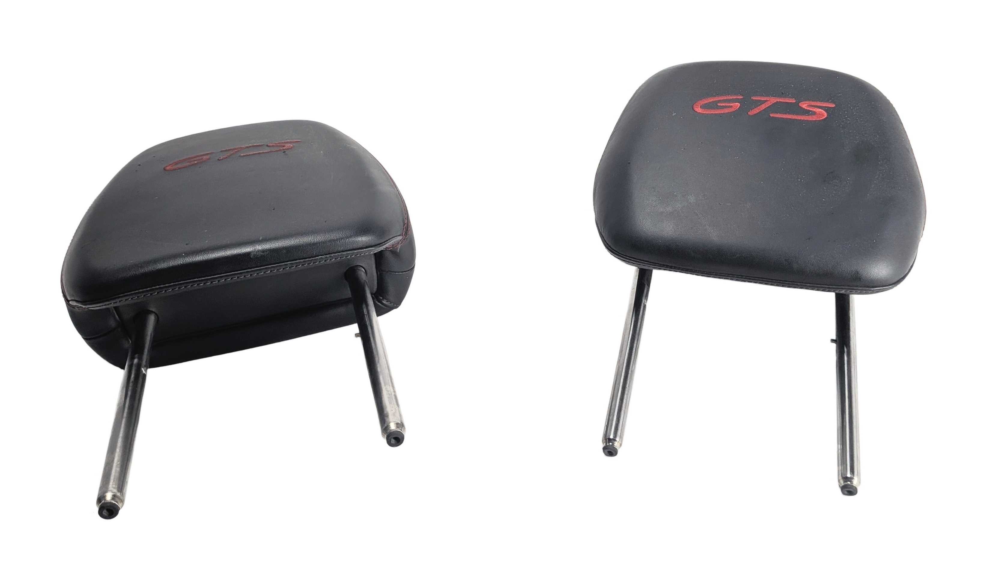 2013-2018 PORSCHE CAYENNE (958) FRONT LEFT & RIGHT SEAT HEADREST SET/2 (Black) — exact item pictured
