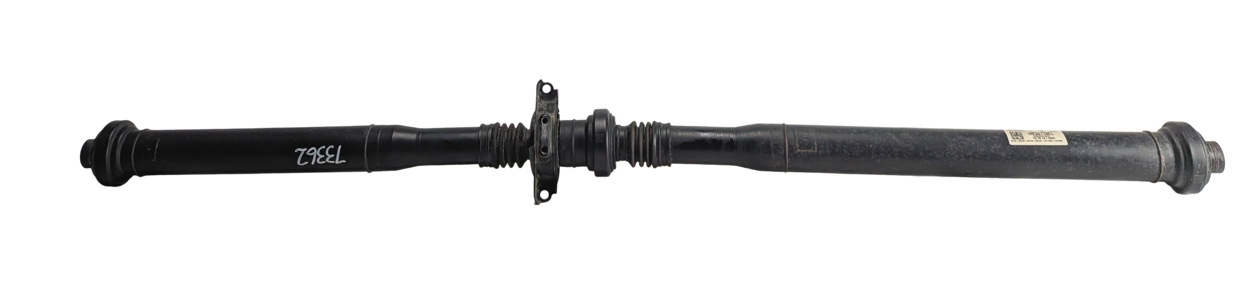 11-18 PORSCHE CAYENNE (958) 4.8L - REAR DRIVESHAFT DRIVELINE DRIVE LINE SHAFT — exact item pictured