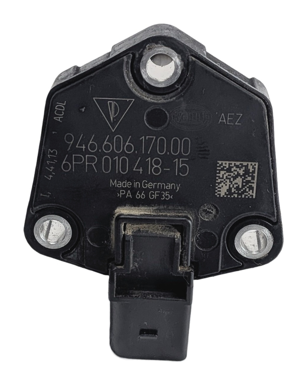 2013-2014 PORSCHE CAYENNE (958) 4.8L M48.02 ENGINE OIL LEVEL SENSOR SENDER UNIT — exact item pictured
