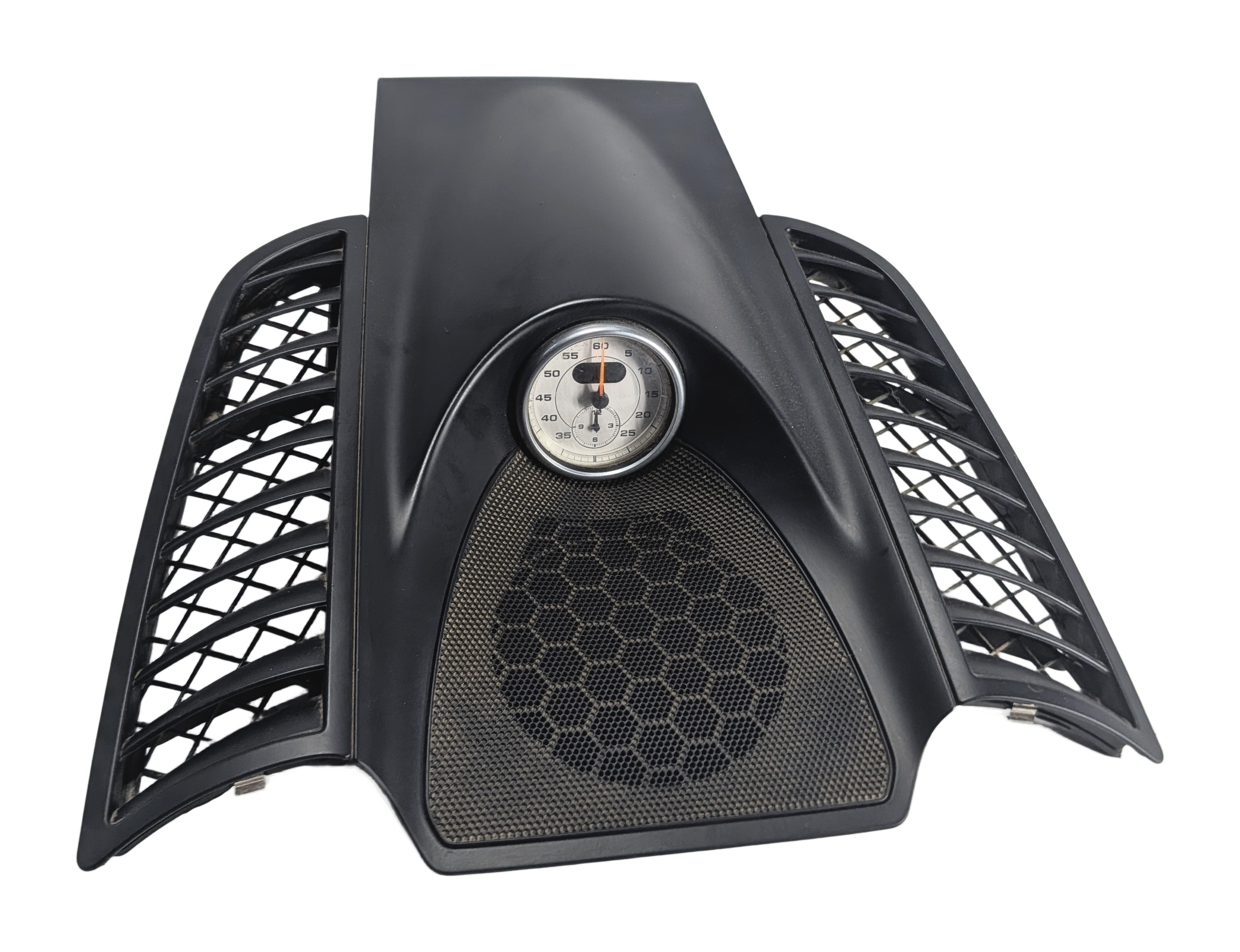 2014 PORSCHE CAYENNE 958 SPORT CHRONO CLOCK DASH AC VENTS SPEAKER GRILLE (Black) — exact item pictured