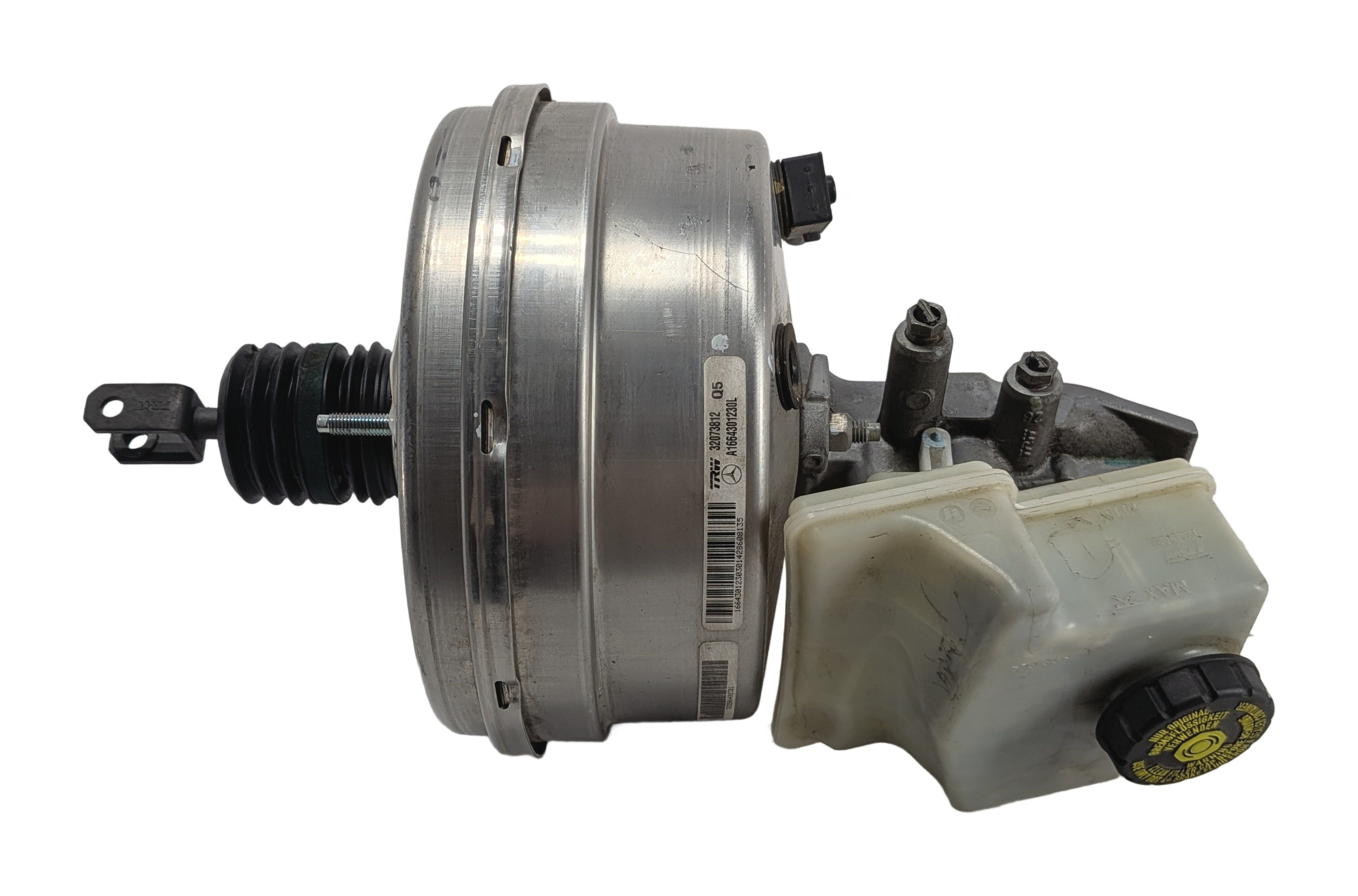 13-19 ML GLE GL GLS (W166 X166) BRAKE BOOSTER w/ MASTER CYLINDER & RESERVOIR — exact item pictured