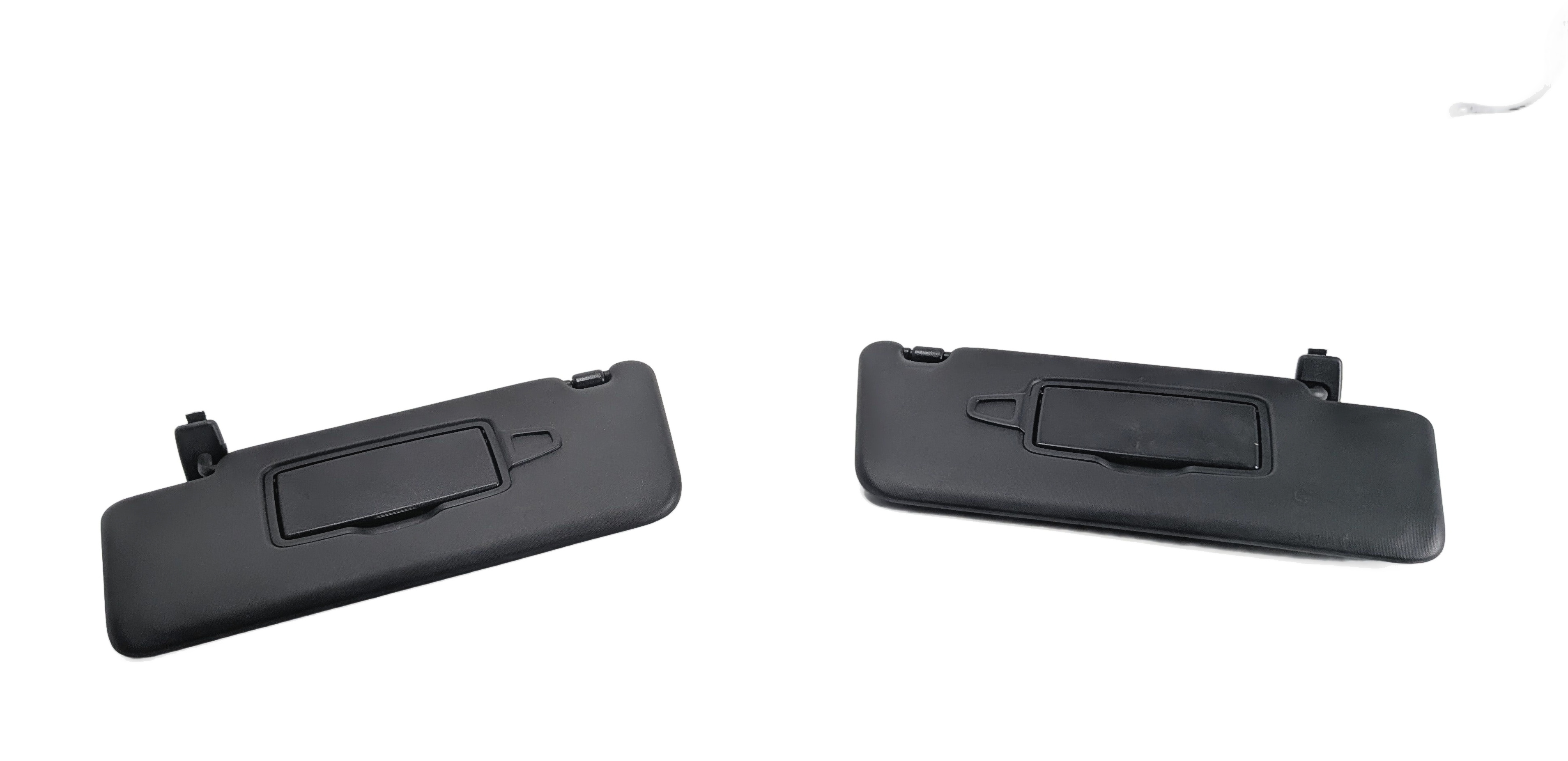 2013-2019 MERCEDES GL350 GL450 GL550 GLS (W166 X166) FRONT SUNVISOR SET (Black) — exact item pictured