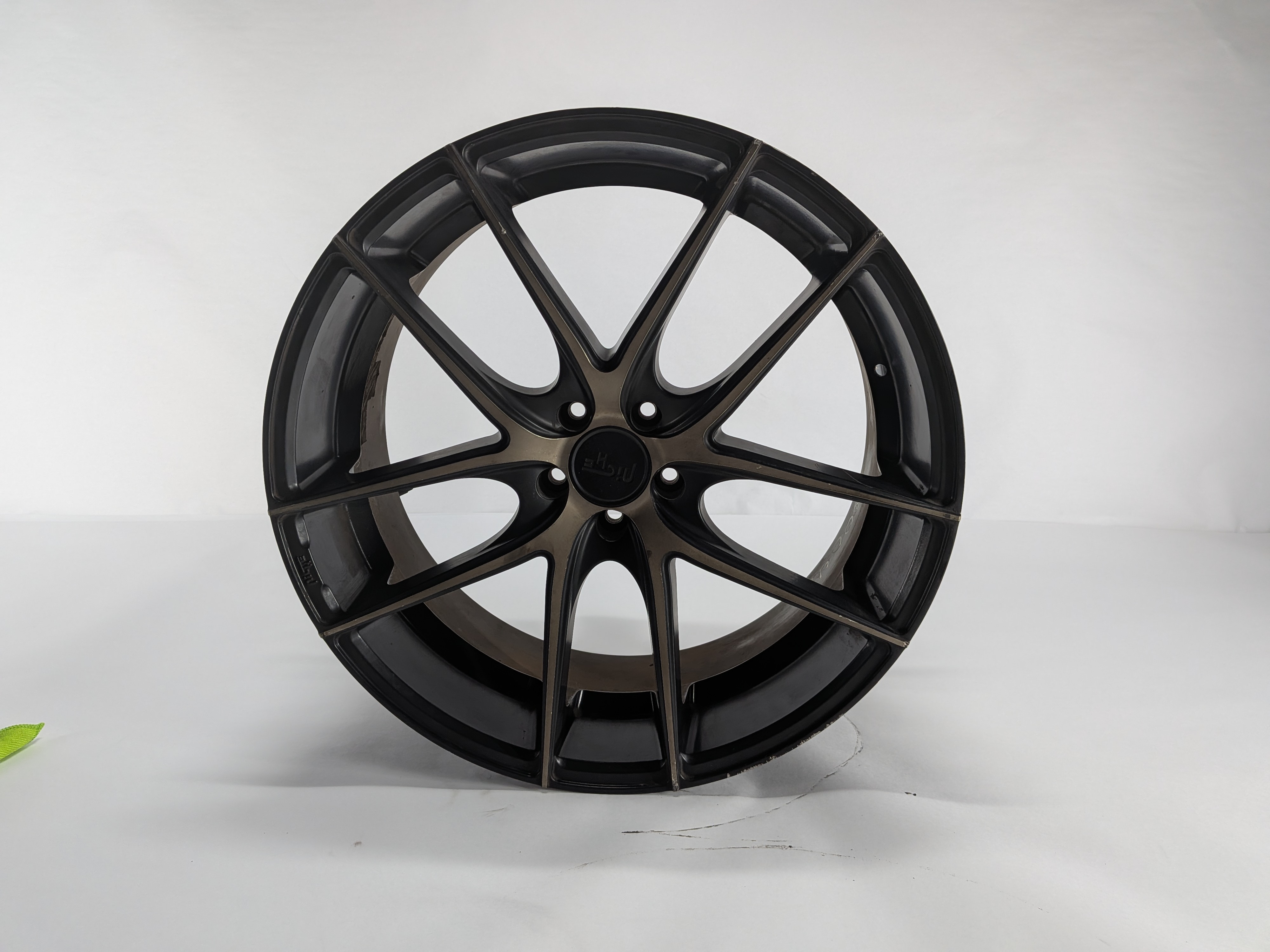 2015 MERCEDES GL550 X166 NICHE 22X9 10-SPOKE BLACK MACHINED FACE ALLOY WHEEL RIM — exact item pictured