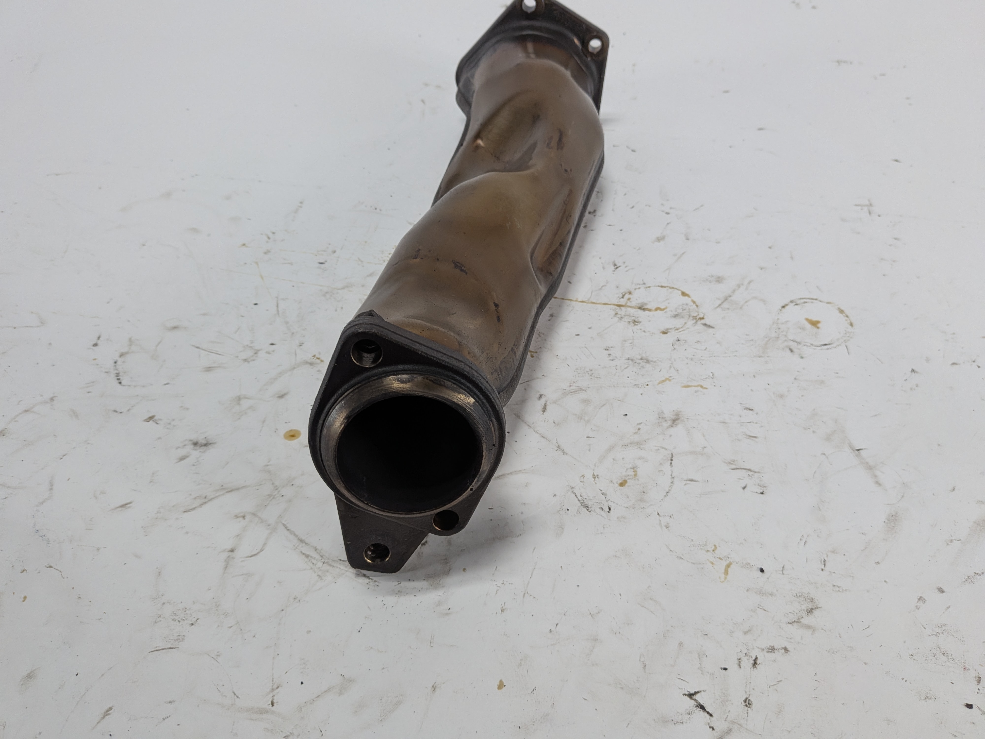 2015 MERCEDES GL550 (X166) 4.6L (278.928) ENGINE RIGHT TURBOCHARGER EXHAUST PIPE — exact item pictured