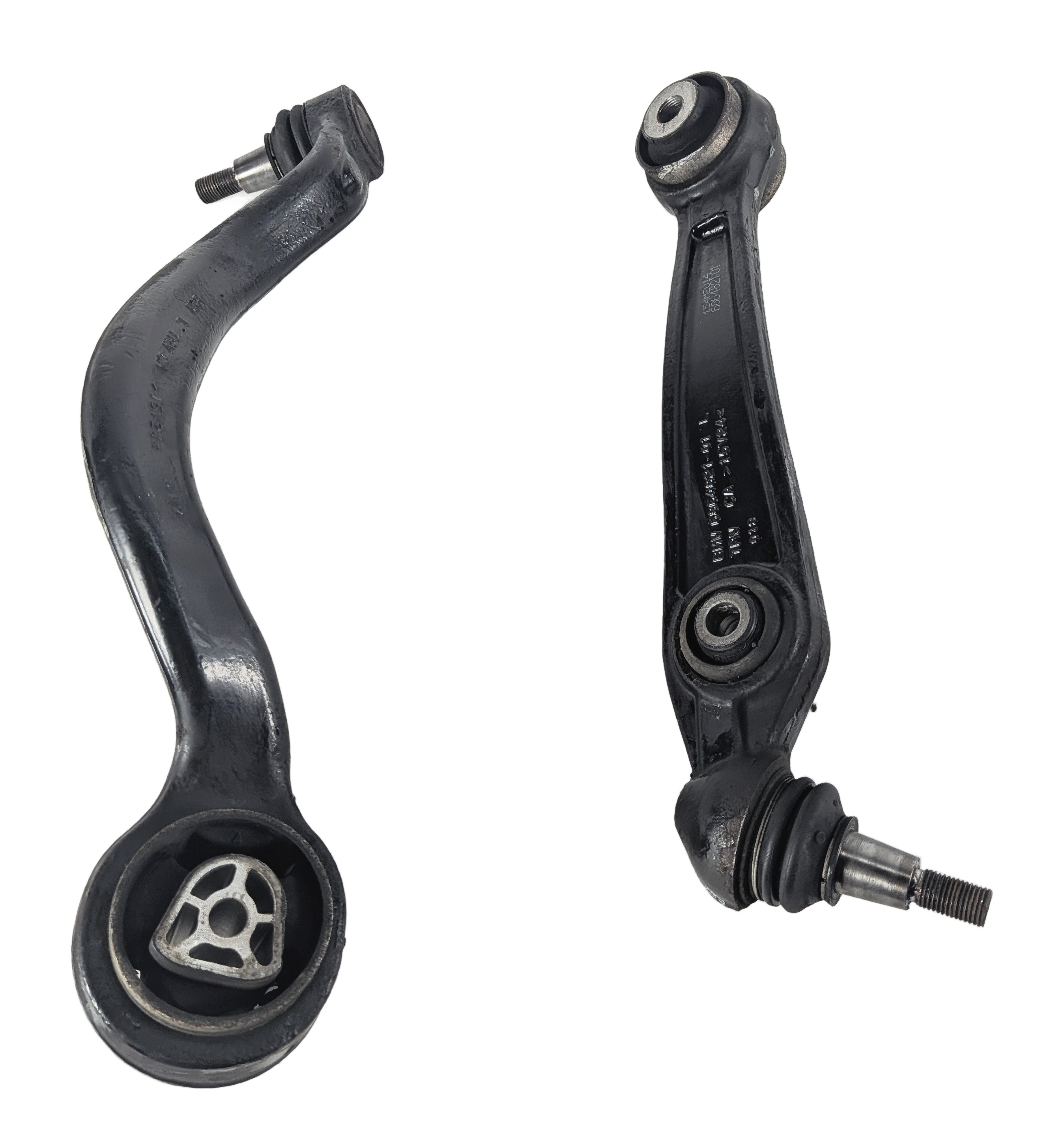 2014-2019 BMW X5 X6 (F15 F16) LEFT FRONT DRIVER CONTROL ARM SET-2 (w/o ACTIVE) — exact item pictured