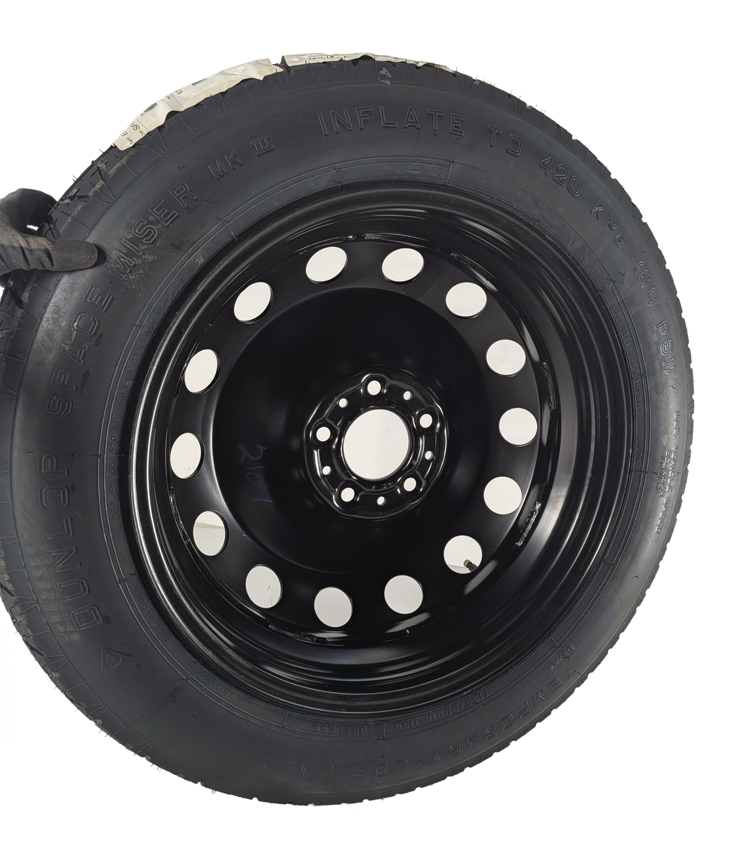 2007-2019 BMW X5 X6 (E70 E71) 18x5 EMERGENCY ROADSIDE SPARE TIRE WHEEL RIM — exact item pictured