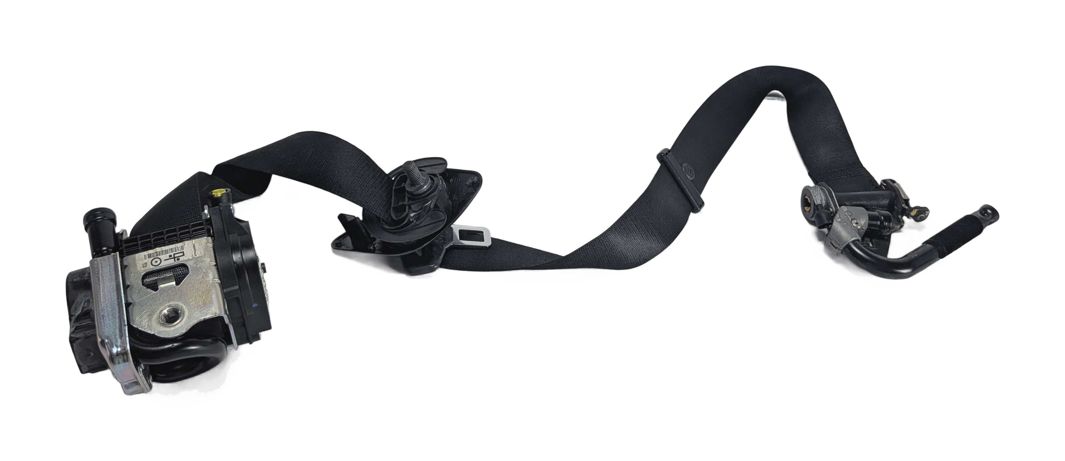 2014-2019 BMW X5 X6 (F15 F16) RIGHT FRONT PASSENGER SEATBELT RETRACTOR (Black) — exact item pictured