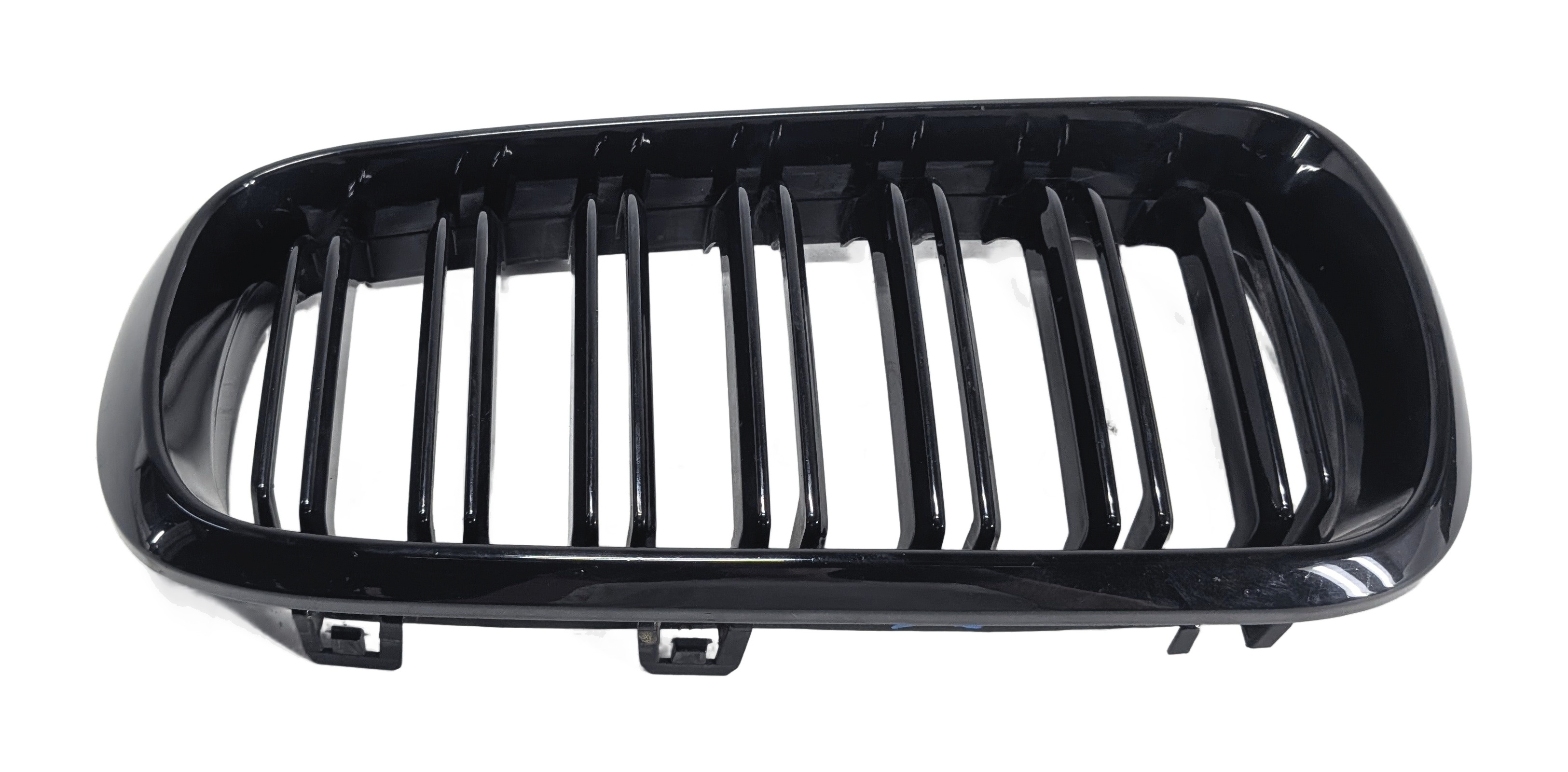 14-18 BMW X5 (F15) FRONT RIGHT UPPER KIDNEY GRILLE GLOSS BLACK W/O NIGHT VISION — exact item pictured