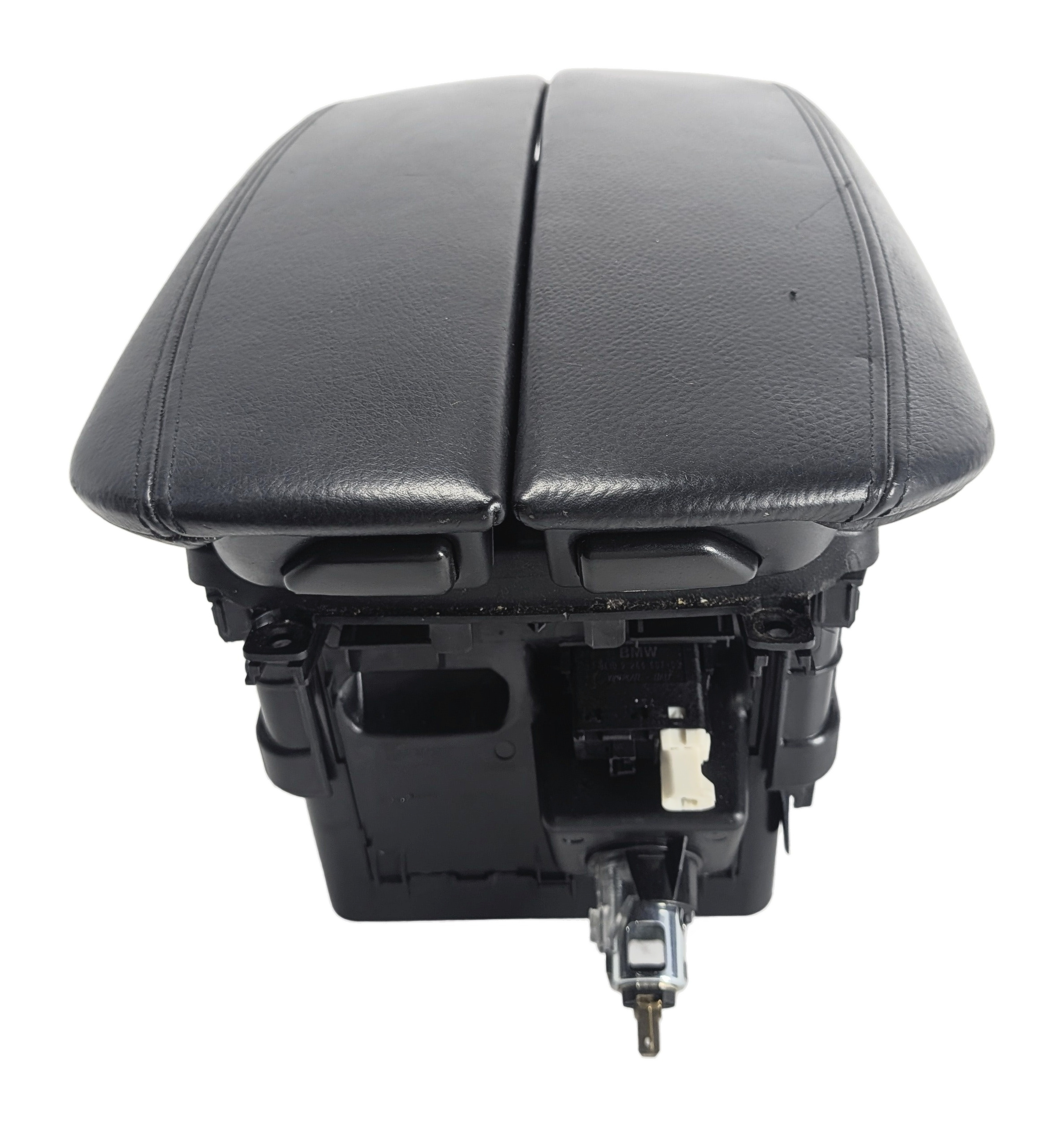 BMW 14-18 X5 F15 15-16 X6 F16 FRONT CENTER CONSOLE ARM REST STORAGE BIN (Black) — exact item pictured