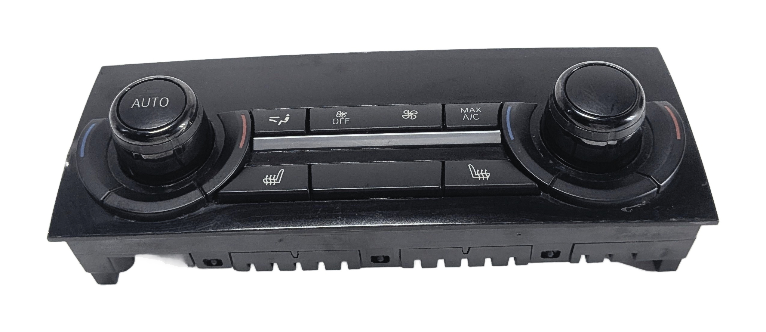 2014-2019 BMW X5 X6 (F15 F16) REAR QUAD ZONE AC HEATER CLIMATE CONTROL PANEL — exact item pictured