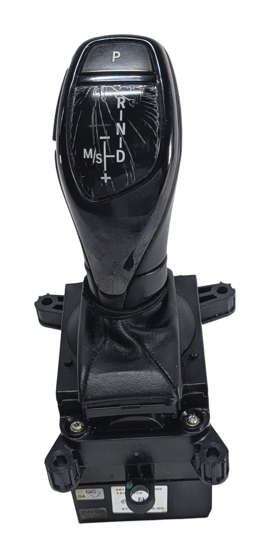 14-18 BMW X5 (F15) AUTO TRANSMISSION SPORT SHIFTER SHIFT BOX & KNOB (CERAMIC) — exact item pictured