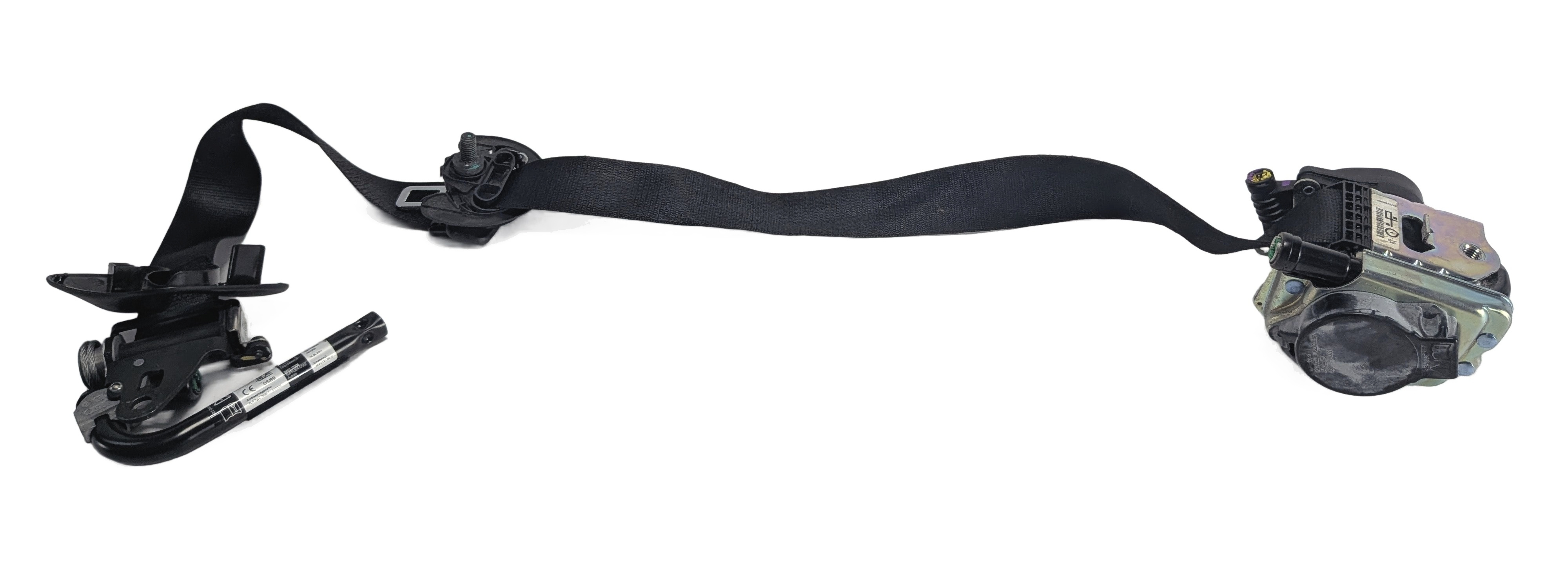 2014-2019 BMW X5 X6 (F15 F16) LEFT FRONT DRIVER SEATBELT RETRACTOR (Black) — exact item pictured