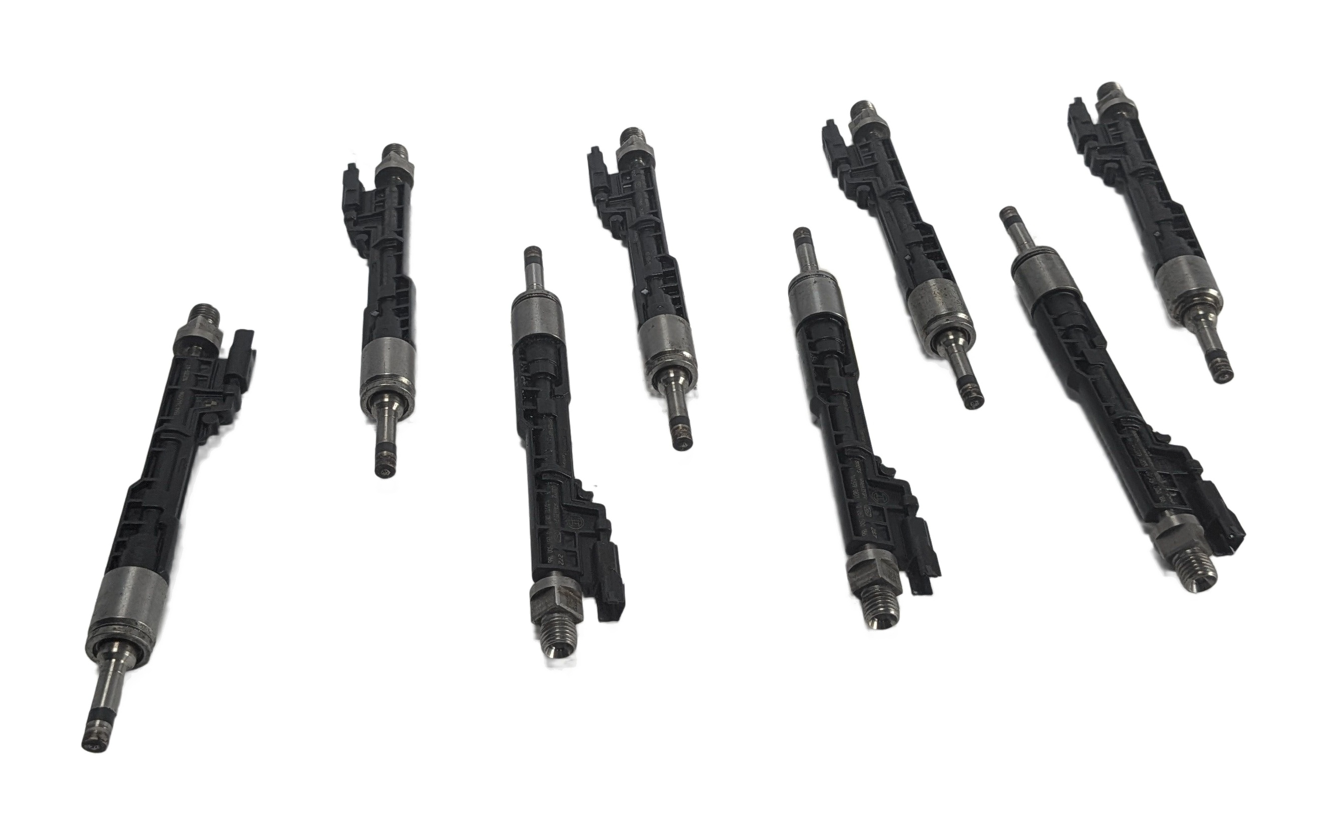 14-19 BMW 550i 650i 750i M5 M6 X5 X6 X5M X6M 4.4L N63 S63 V8 FUEL INJECTOR SET/8 — exact item pictured