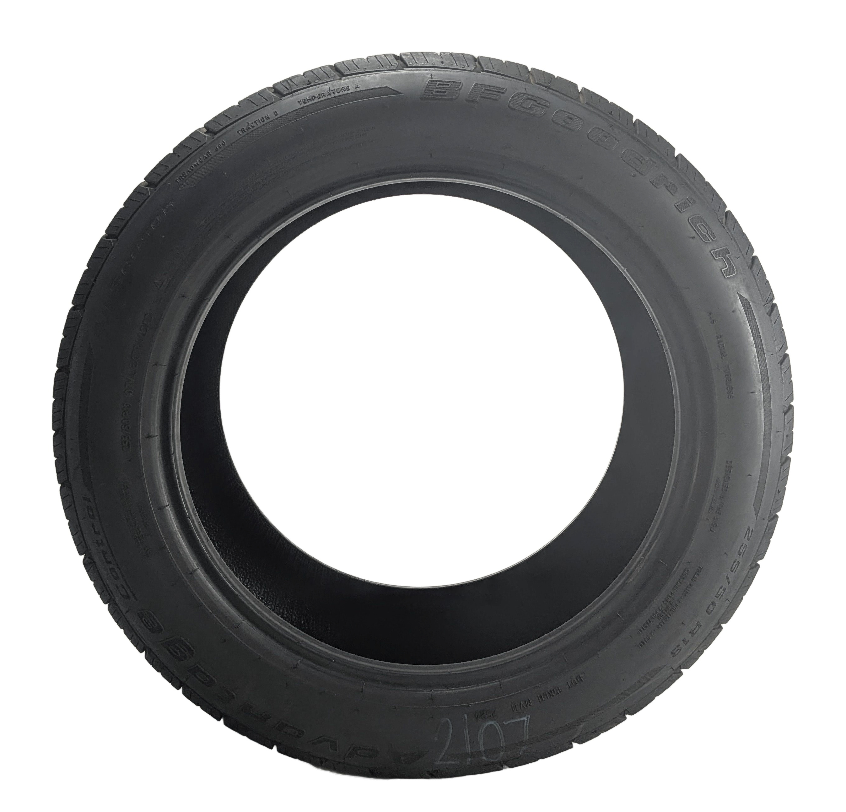 BFGOODRICH ADVANTAGE CONTROL 255/50R19 107V ALL SEASON 8/32 DOT 2524 TIRE — exact item pictured
