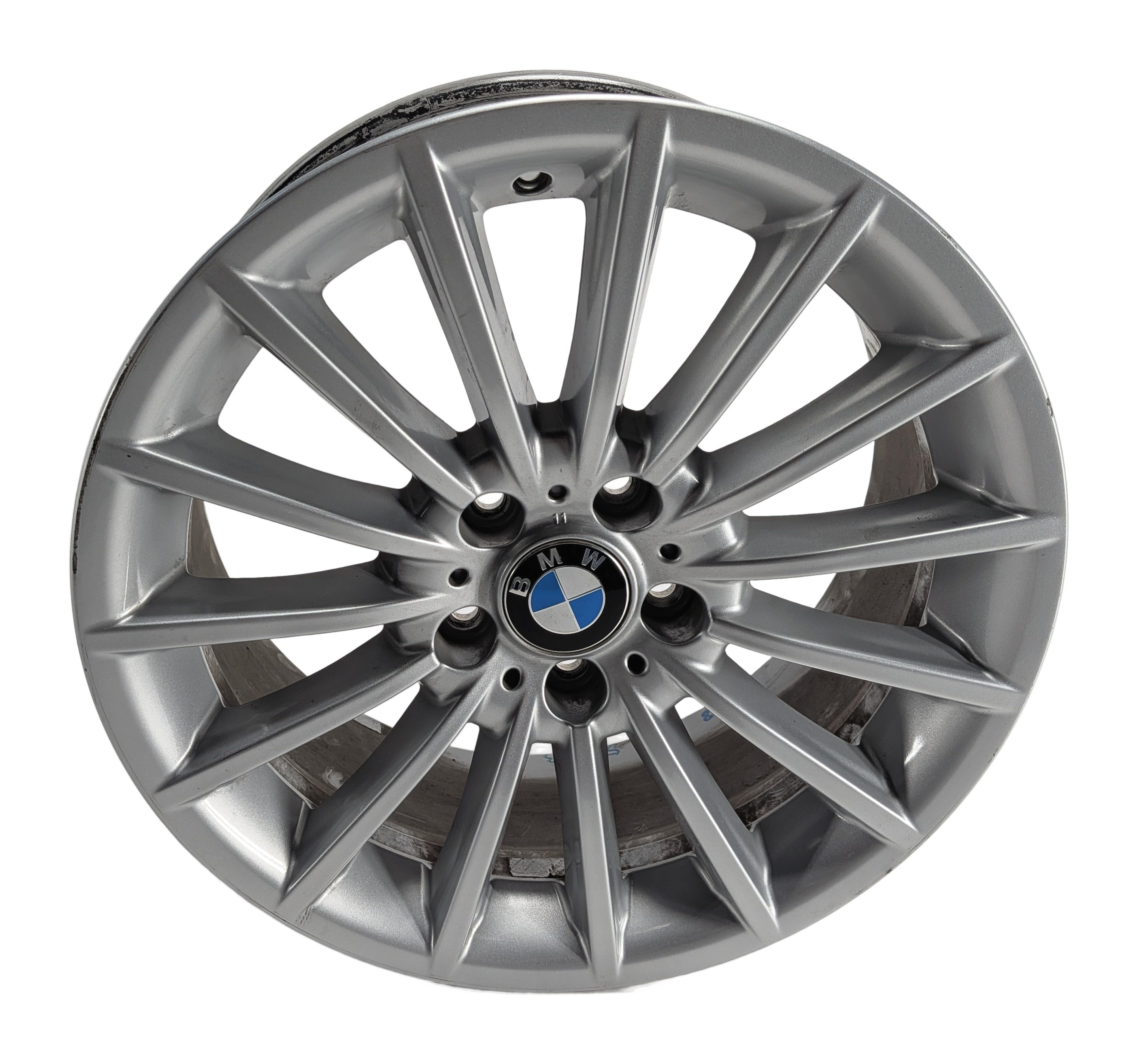 11-19 BMW 528i 535i 550i 640i 650i (F06 F10 F12) 18X8 - 15 SPOKE WHEEL RIM — exact item pictured