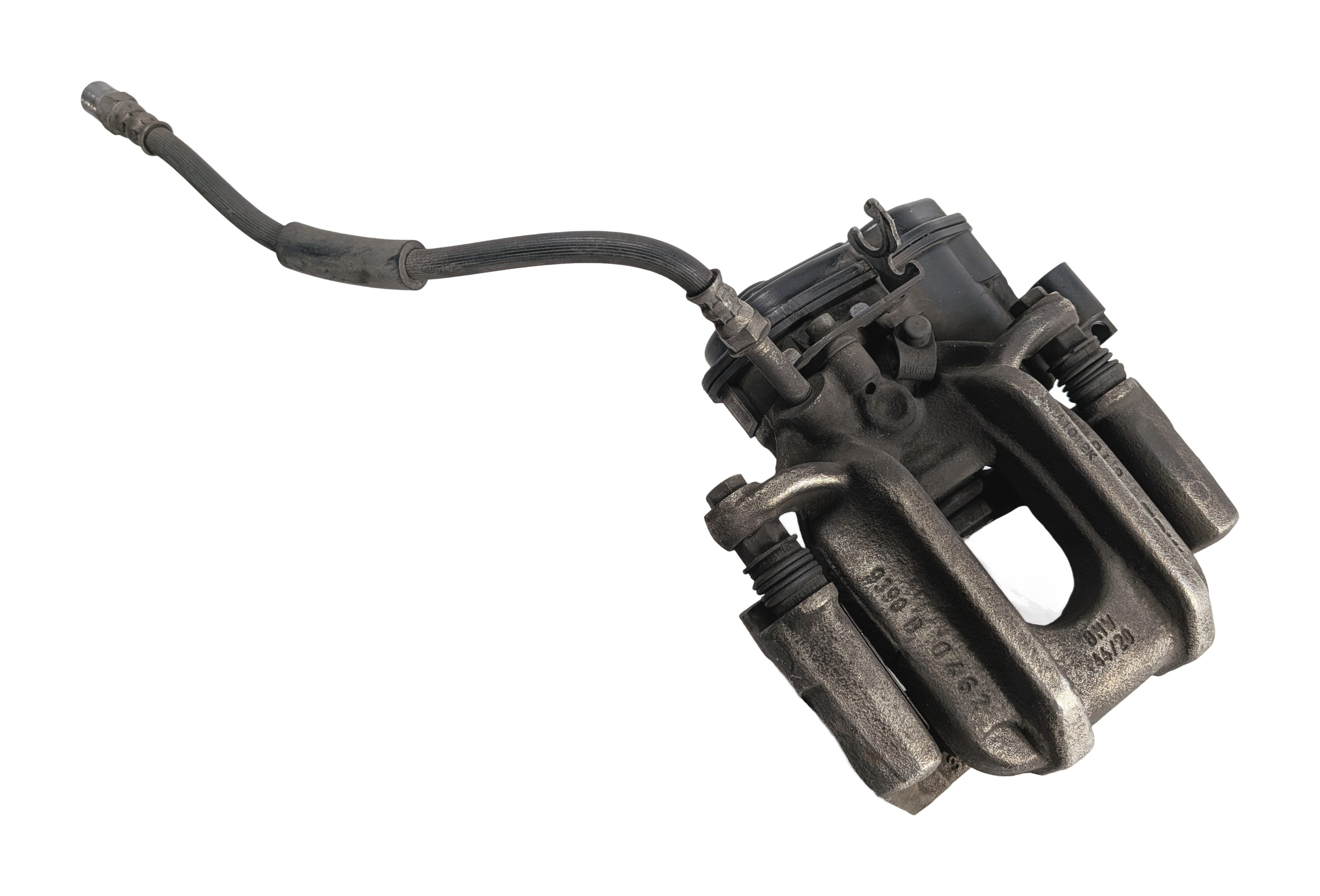 11-16 BMW 528i 535i 535d F10 REAR RIGHT BRAKE CALIPER w/ELECTRIC PARKING BRAKE — exact item pictured
