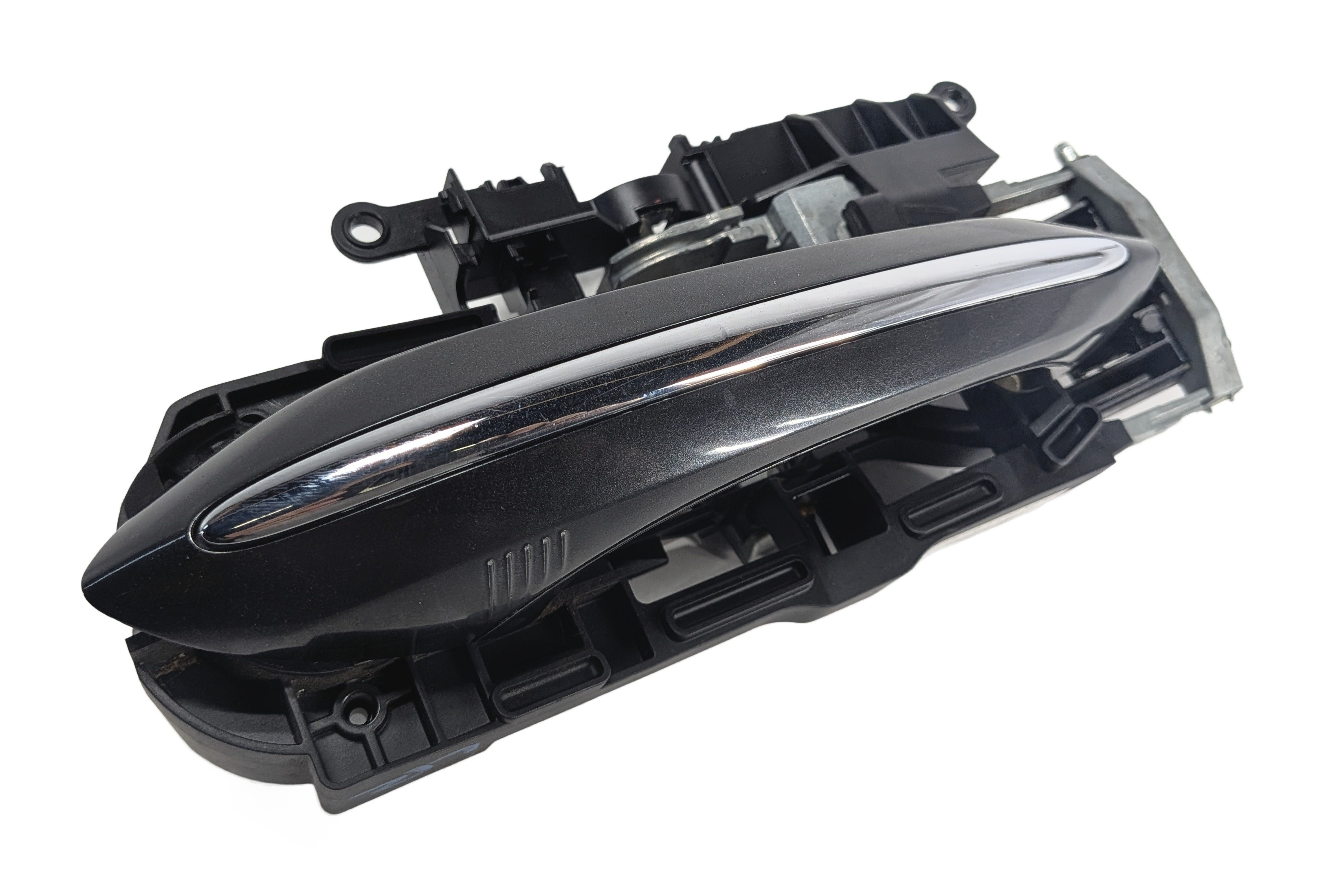 2009-2018 BMW 5 7 SERIES (F01 F02 F10) REAR LEFT COMFORT DOOR HANDLE (Gray) — exact item pictured