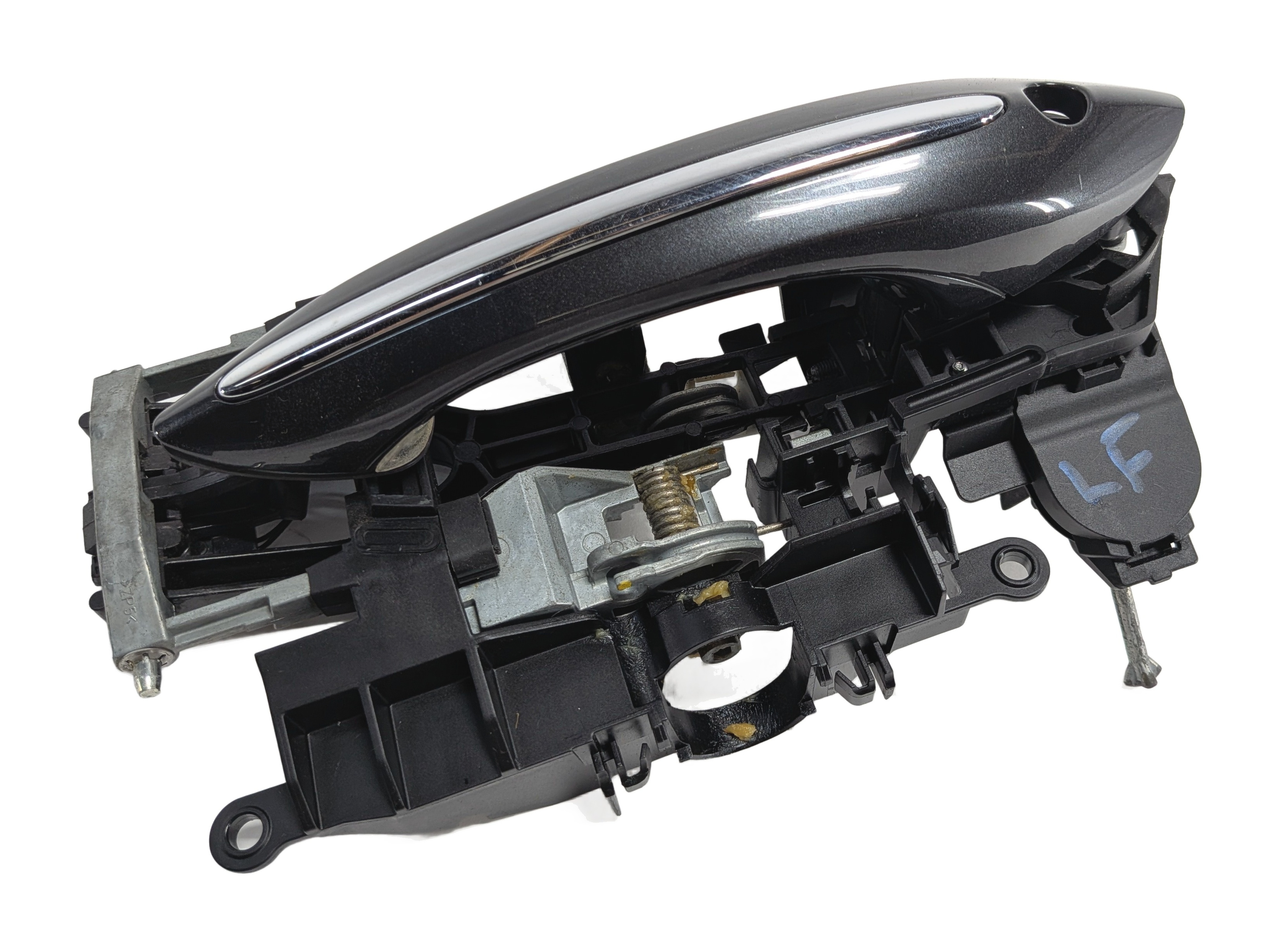 11-16 BMW 528i 535i 550i M5 (F10) LEFT FRONT DRIVER COMFORT DOOR HANDLE(Gray) — exact item pictured