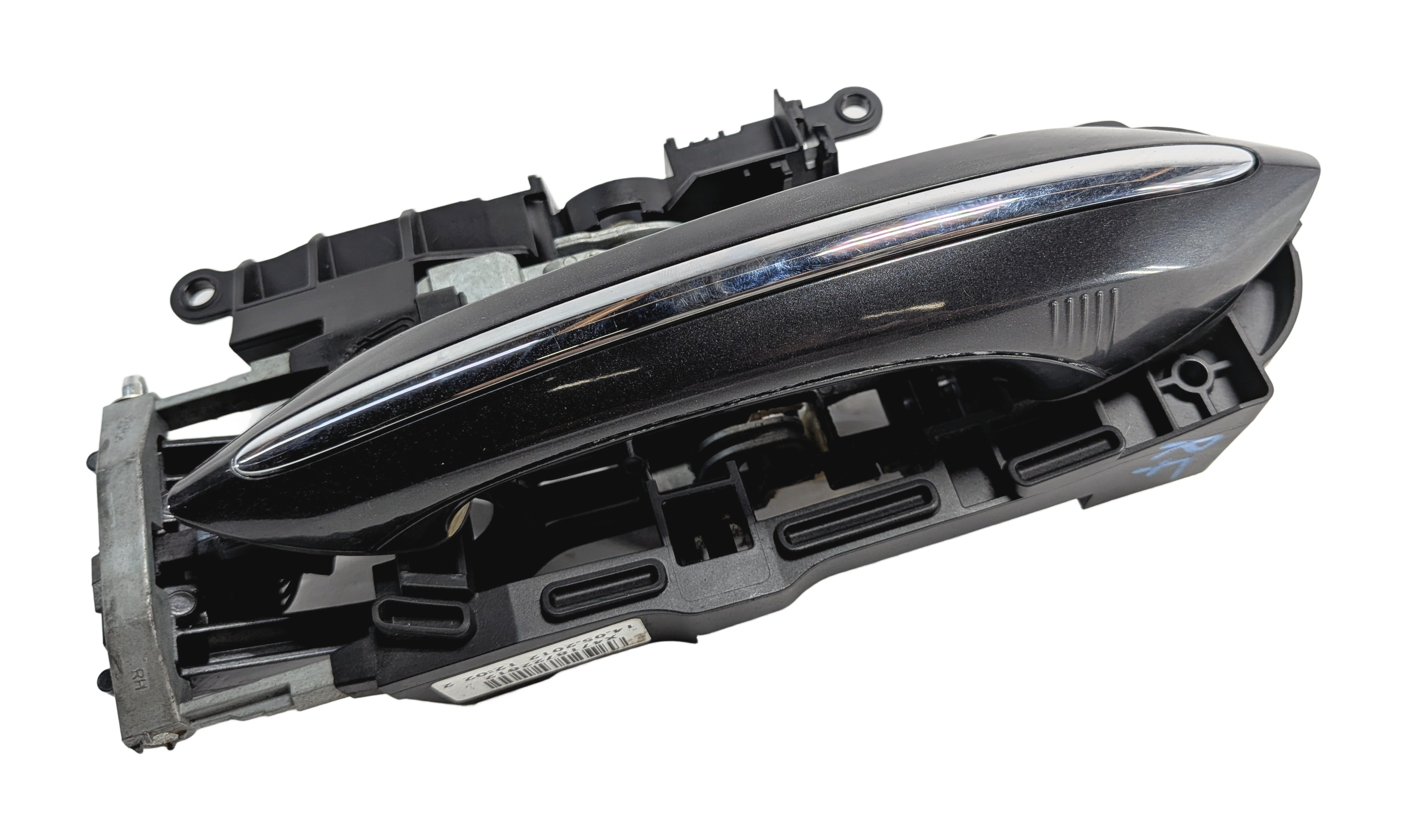 2009-2018 BMW 5 7 SERIES (F01 F02 F10) FRONT RIGHT COMFORT DOOR HANDLE (Gray) — exact item pictured
