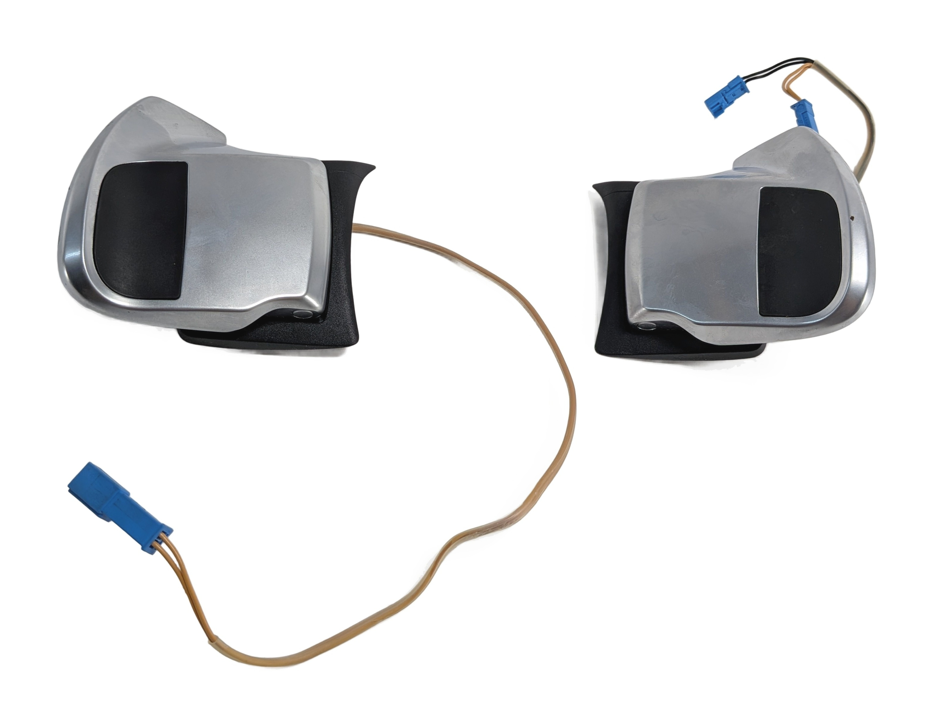 2012 BMW ACTIVE HYBRID 5 F10 LEFT/RIGHT STEERING WHEEL PADDLE SHIFTER SET/2 — exact item pictured