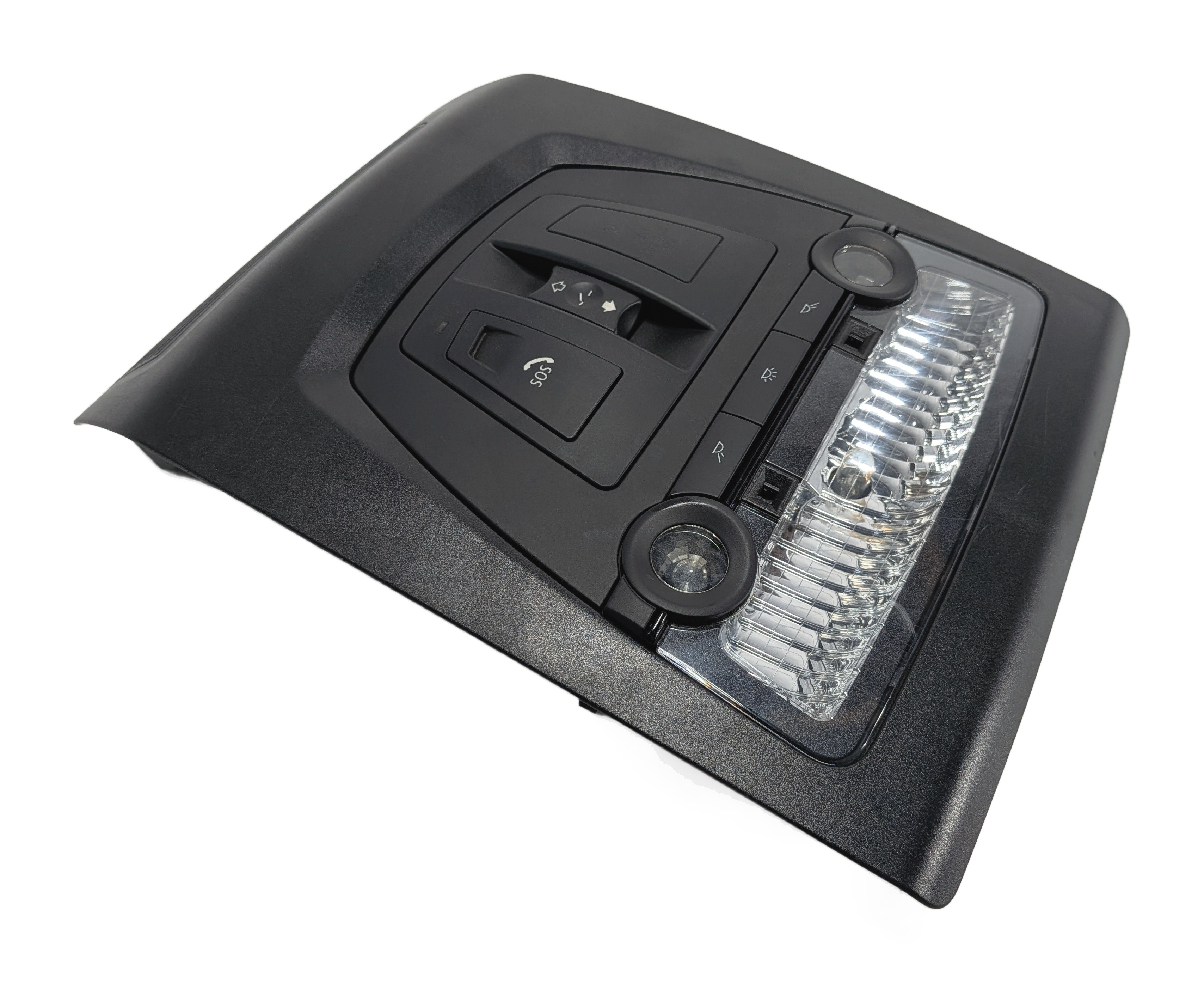 2012 BMW ACTIVE HYBRID 5 F10 FRONT DOME LIGHT SUNROOF SWITCH CONSOLE SOS (Black) — exact item pictured