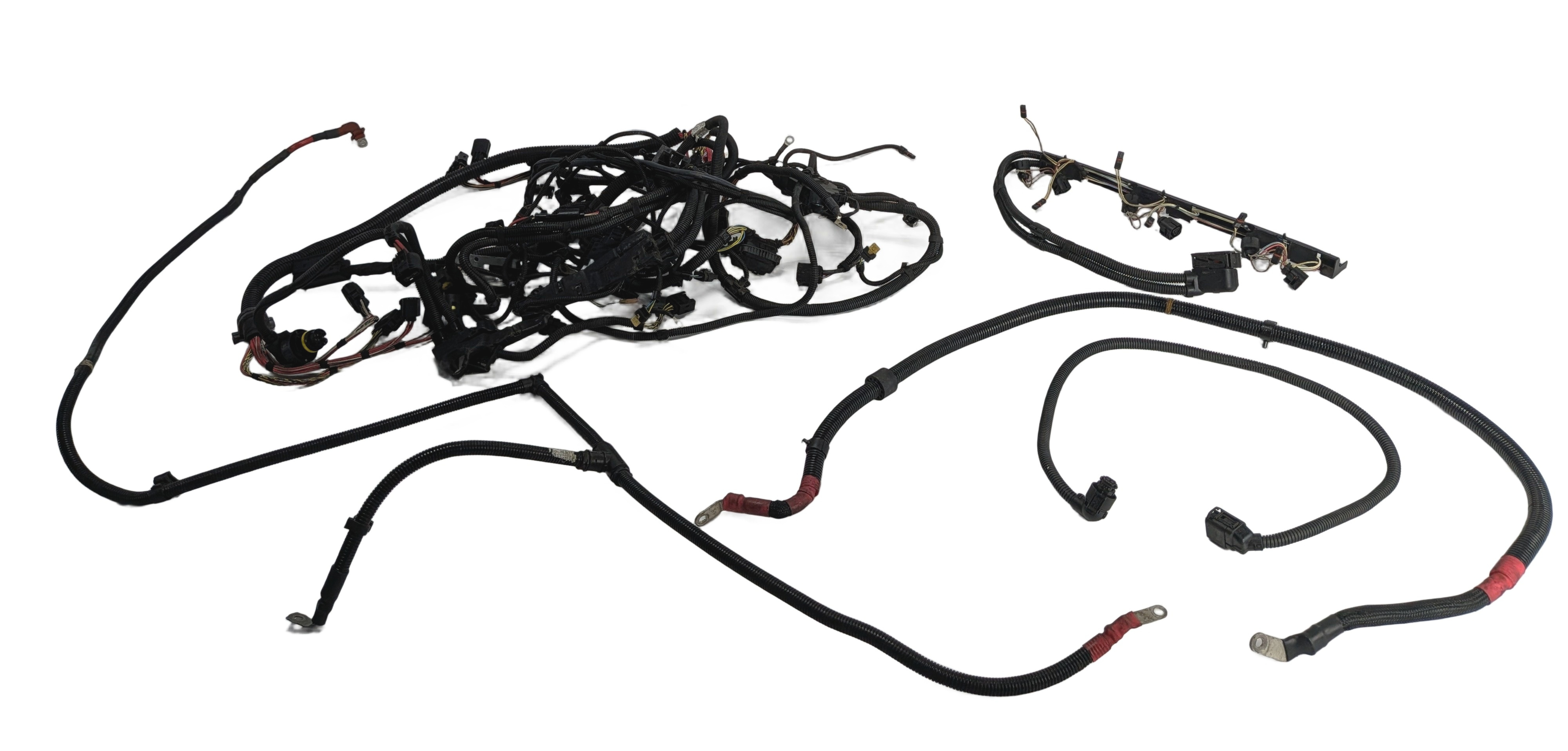 12 BMW ACTIVEHYBRID 5 F10 3.0L N55 HYBRID ENGINE INJECTOR HARNESS BATTERY CABLE — exact item pictured