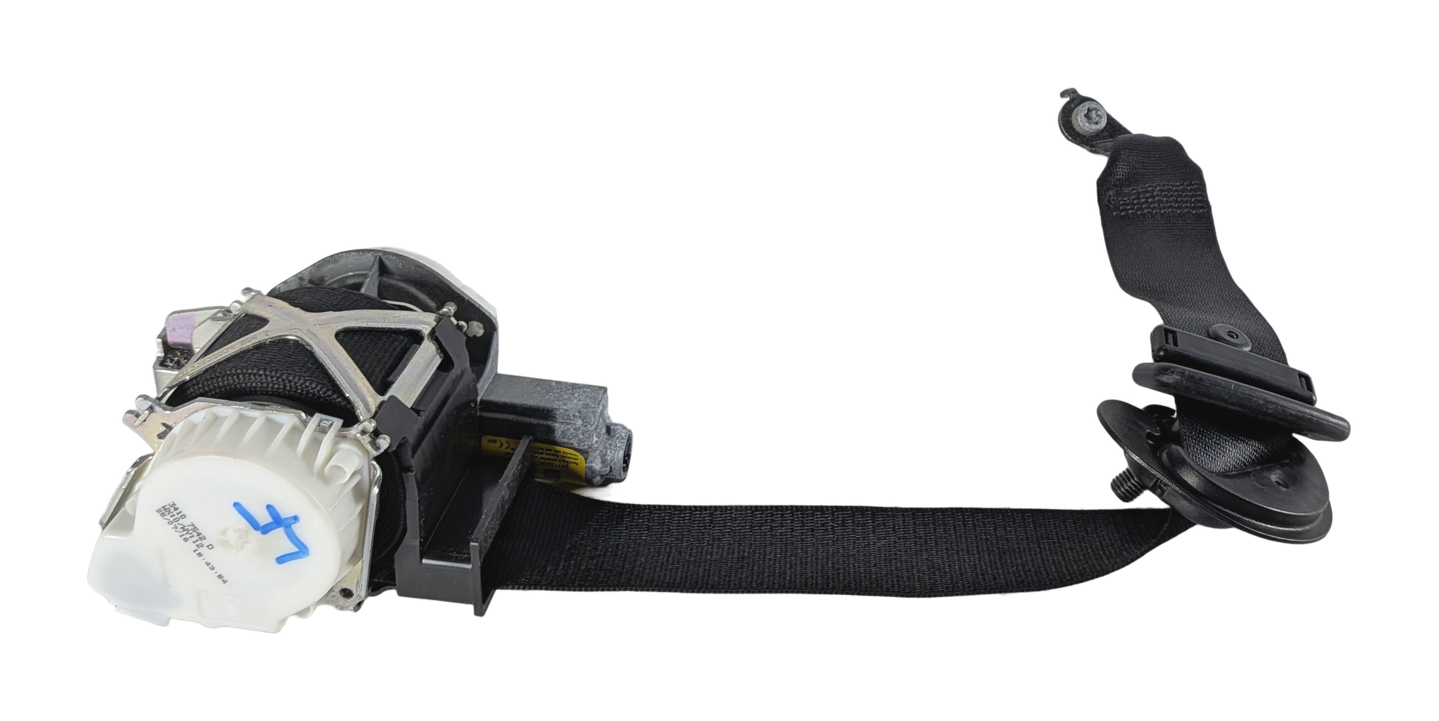 14-19 BMW 320i 328i 330i 335i 340i F30 F32 FRONT LEFT SEATBELT RETRACTOR (Black) — exact item pictured