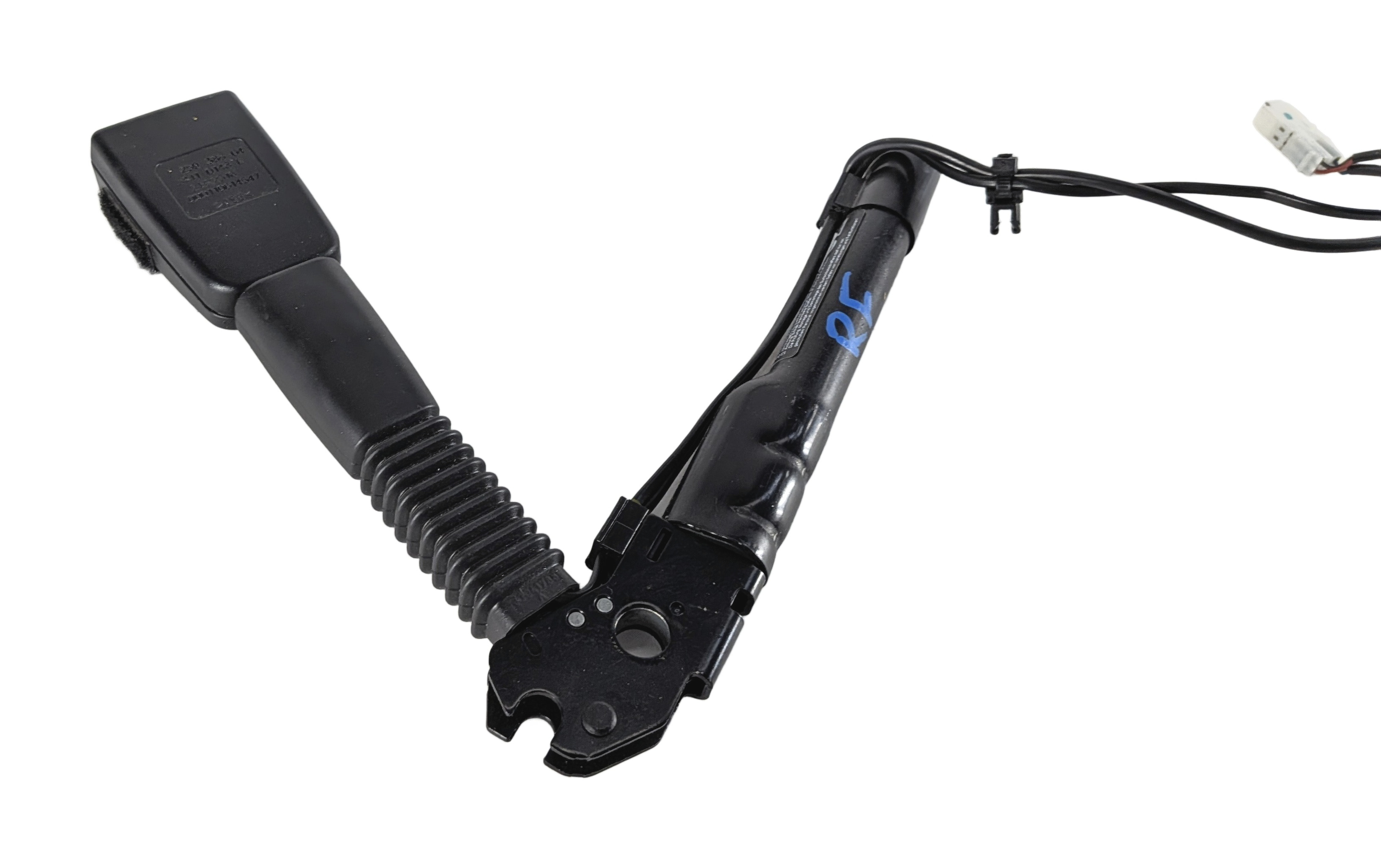 12-19 BMW 2 3 4 M3 (F22 F32 F33 F34 F36) FRONT RIGHT PASSENGER SEATBELT RECEIVER — exact item pictured