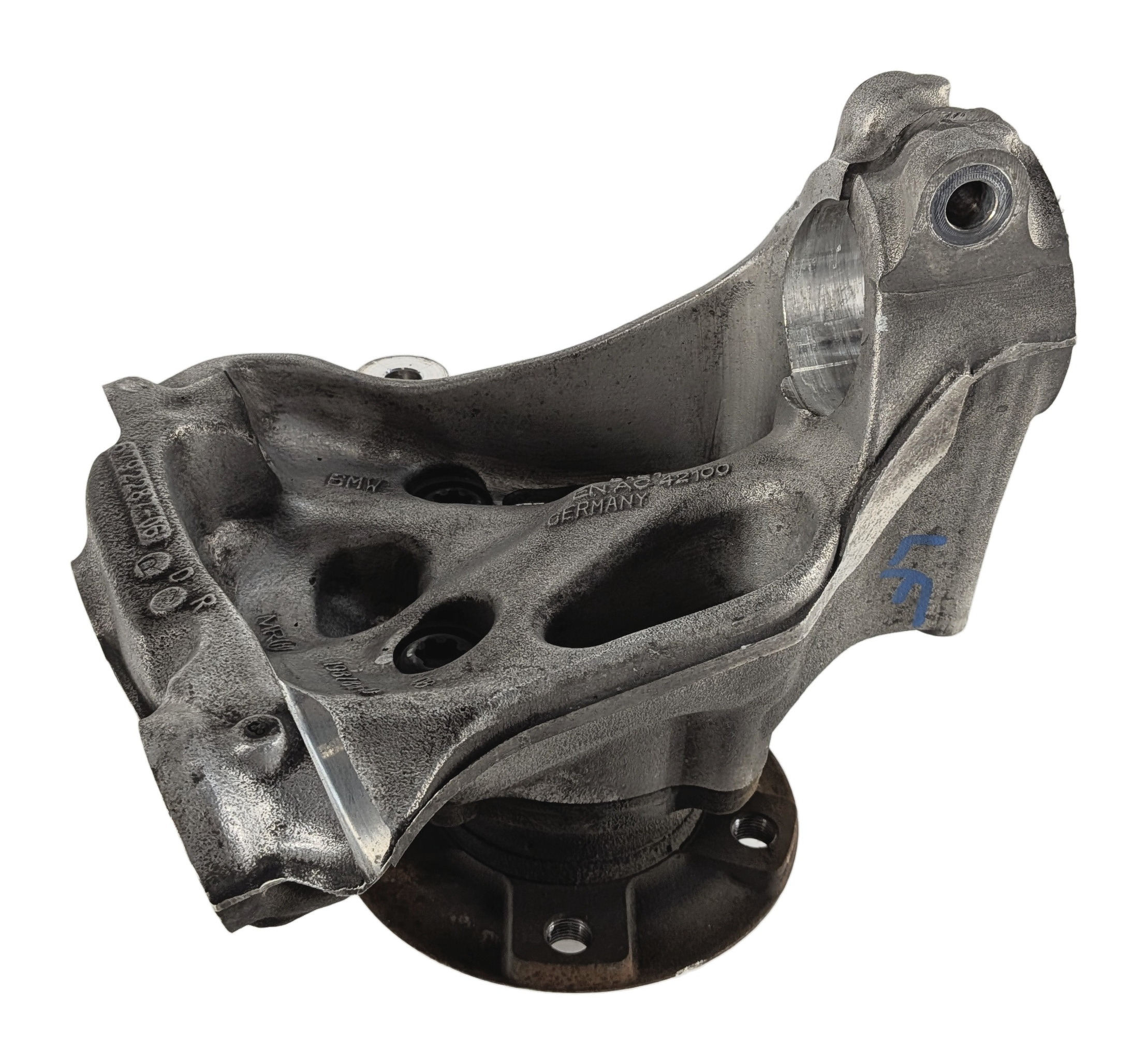 12-18 BMW 320i 328i 330i 335i 340i (F30) SEDAN LEFT FRONT SPINDLE KNUCKLE HUB — exact item pictured