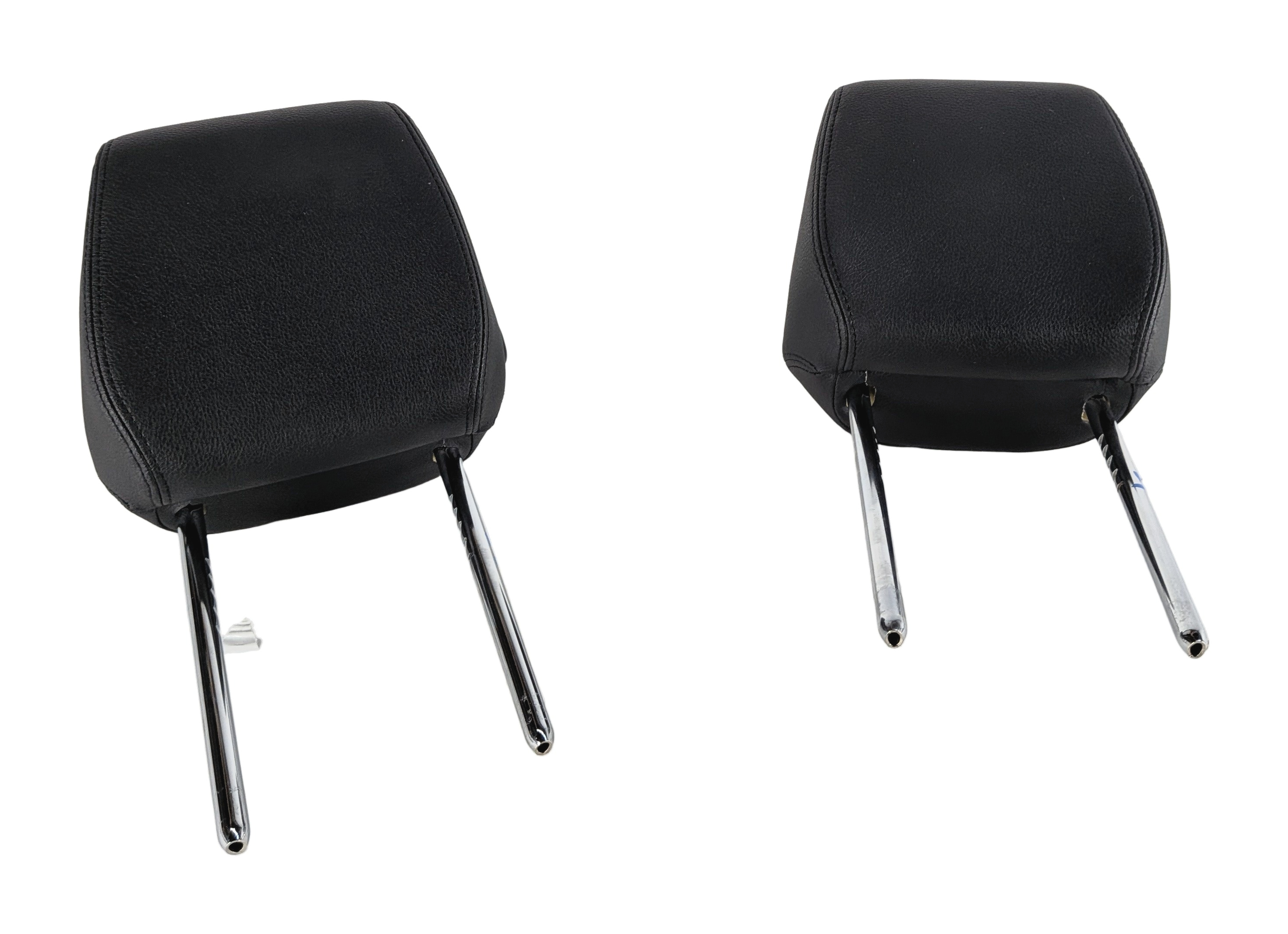 2014 BMW 328D (F30) FRONT LEFT & RIGHT SEAT HEADREST SET/2 (Black) — exact item pictured