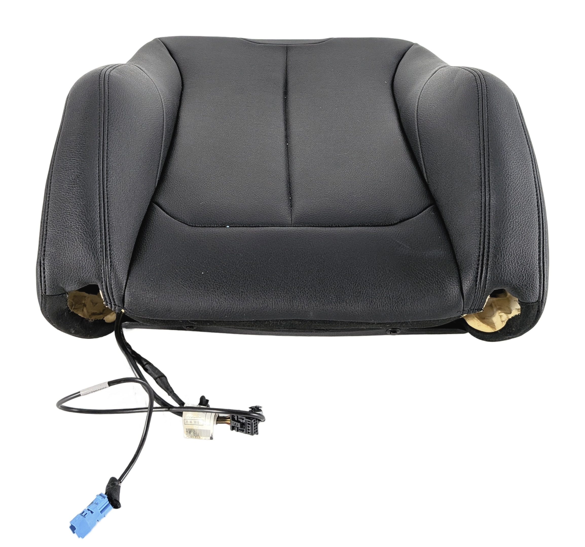 2017 BMW 330I (F30) FRONT RIGHT PASSENGER UPPER SPORT SEAT BACK CUSHION (Black) — exact item pictured