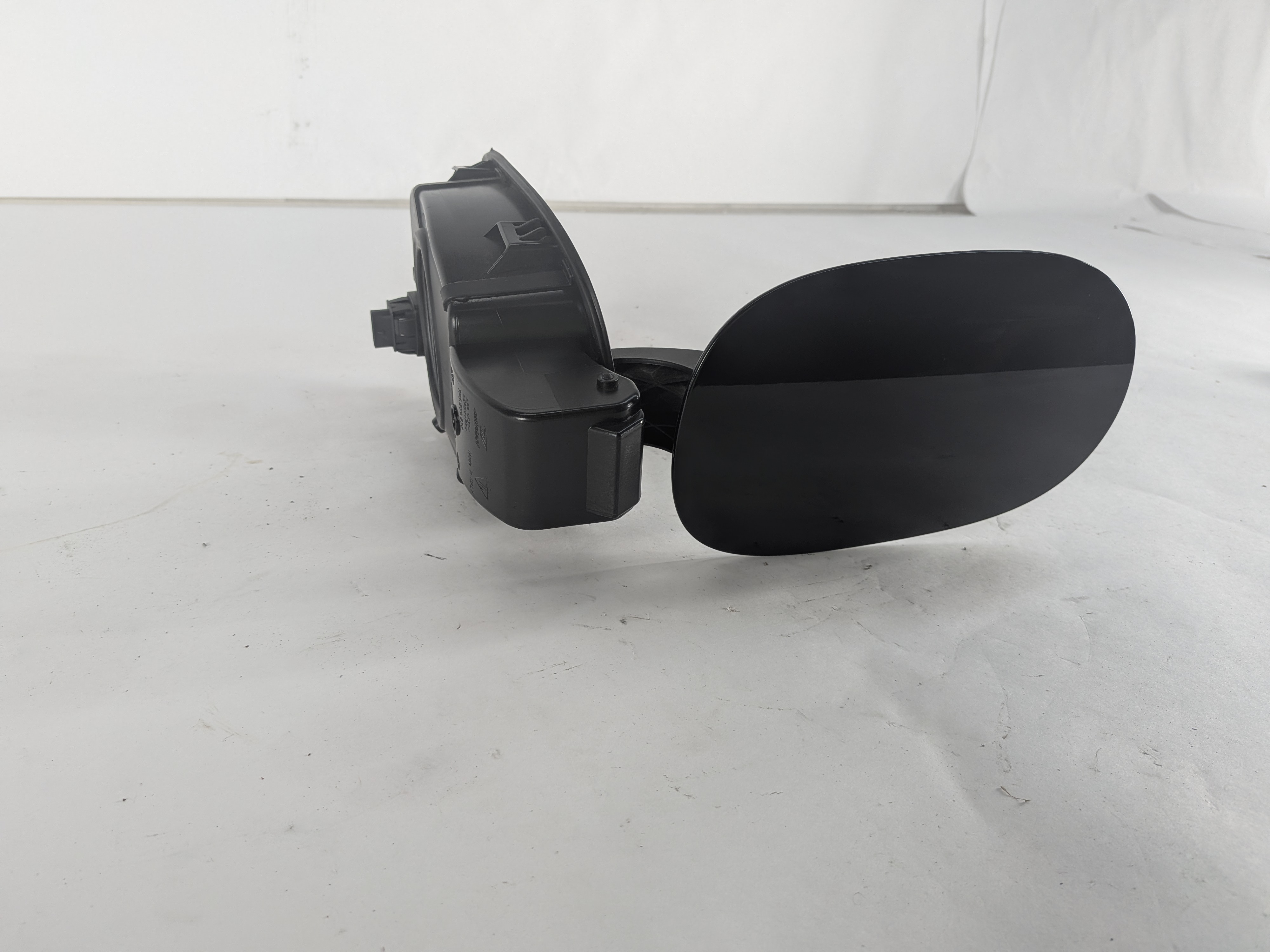 11-18 PORSCHE CAYENNE 958 HYBRID EV CHARGER PORT ACCESS DOOR w/ HOUSING (Black) — exact item pictured
