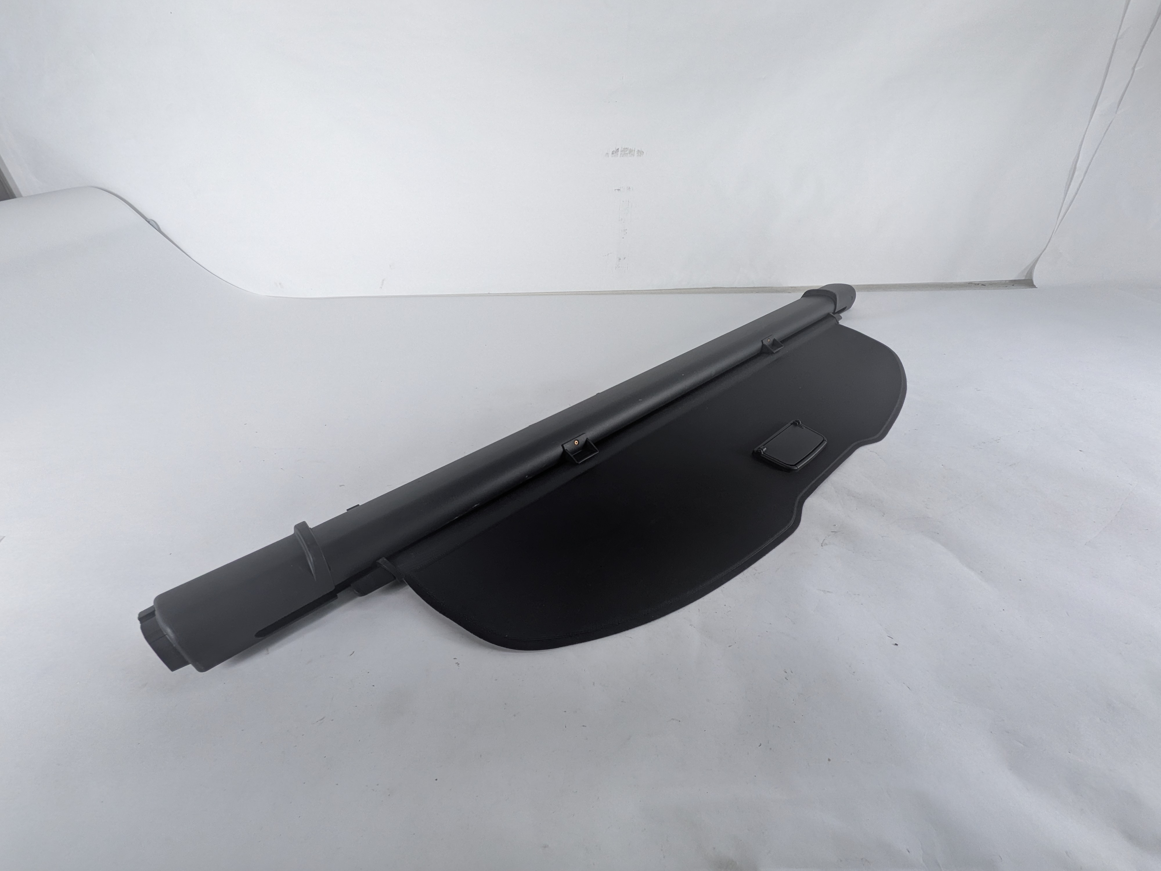 11-18 PORSCHE CAYENNE (958) TRUNK RETRACTABLE CARGO COVER PRIVACY SHADE (Black) — exact item pictured