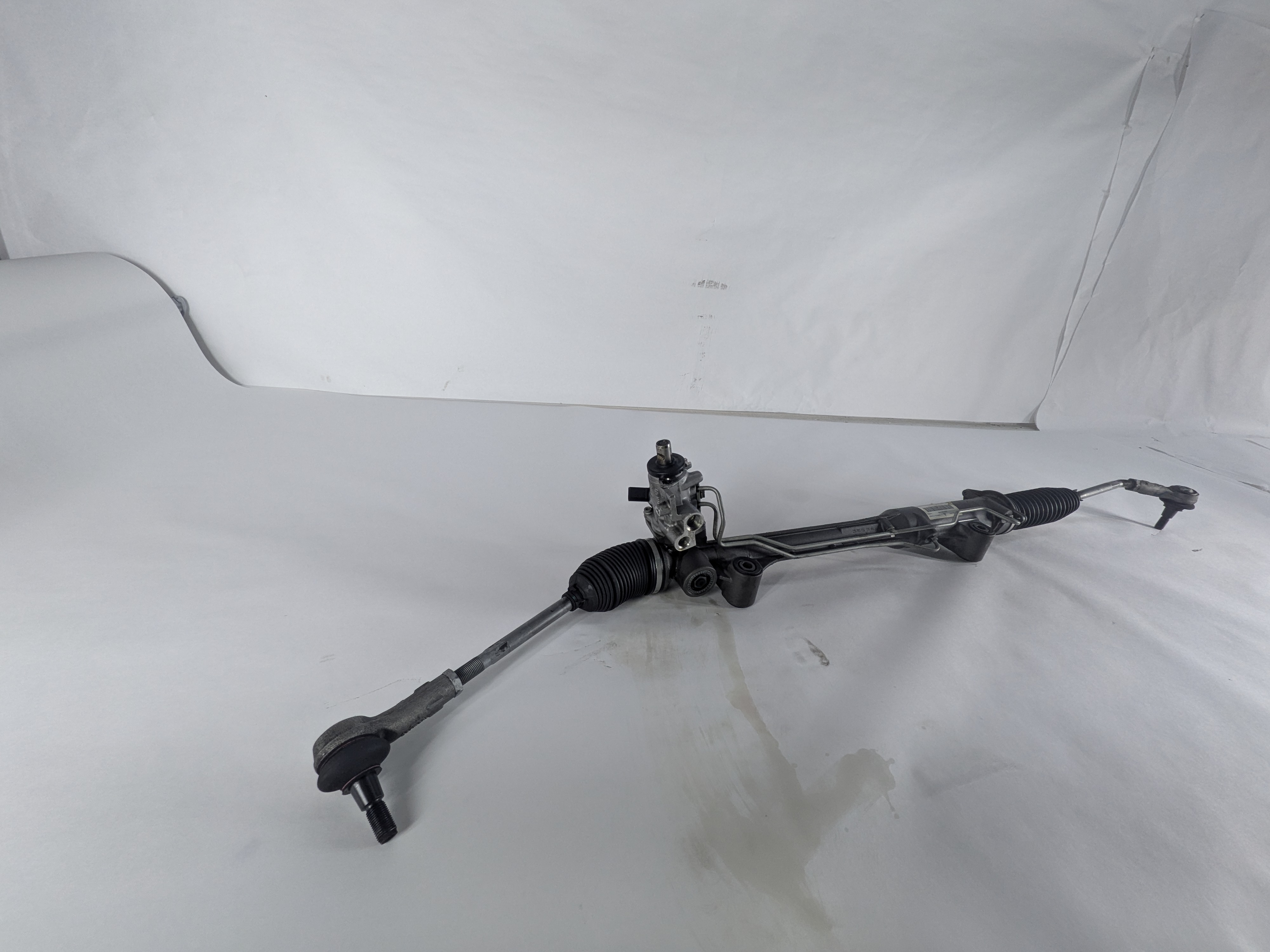 11-18 PORSCHE CAYENNE HYBRID (958) FRONT STEERING GEAR RACK & PINION w/ TIE RODS — exact item pictured