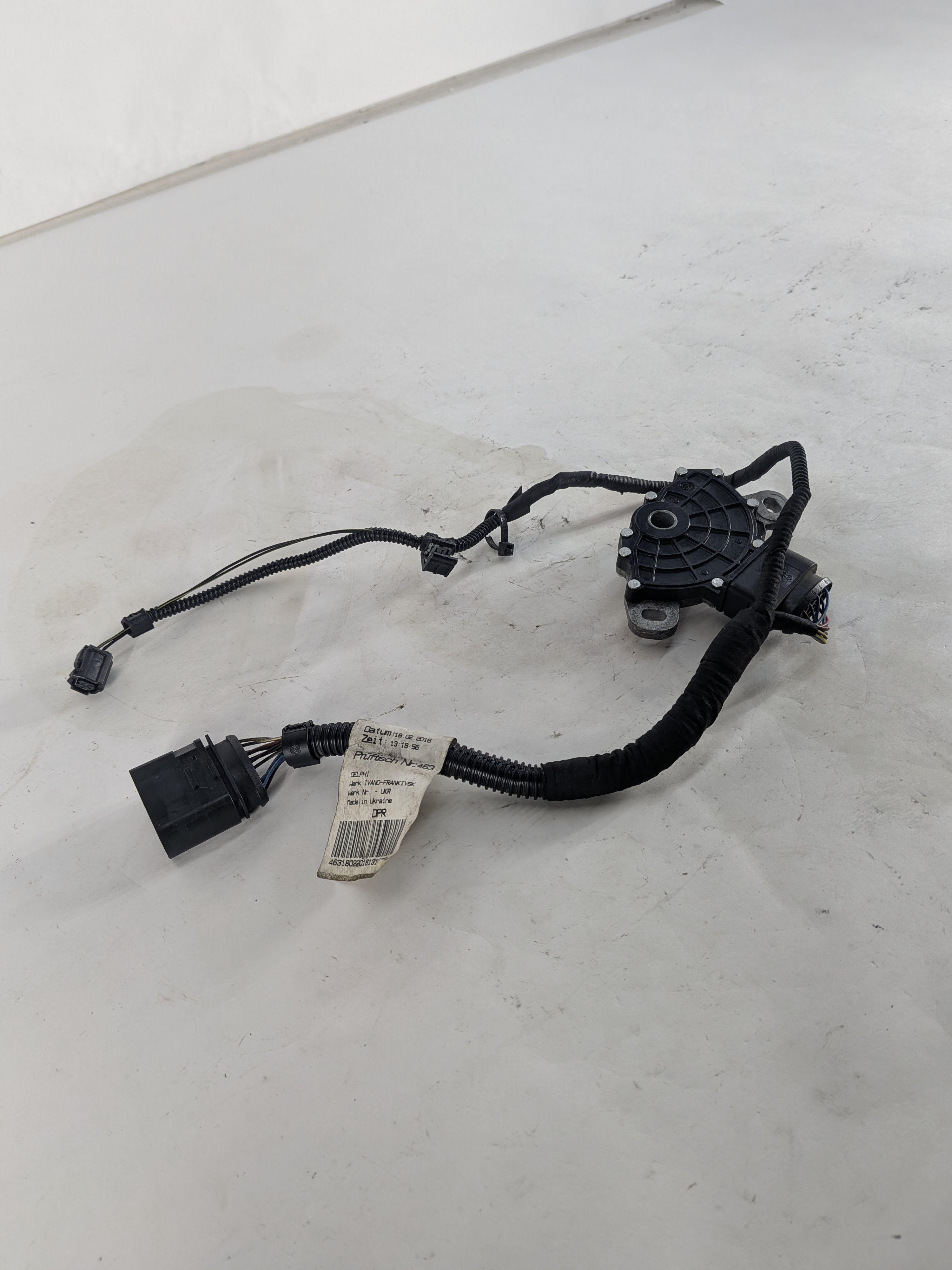 2016 PORSCHE CAYENNE (958) AT WIRE WIRING HARNESS w/ NEUTRAL SAFETY RANGE SWITCH — exact item pictured