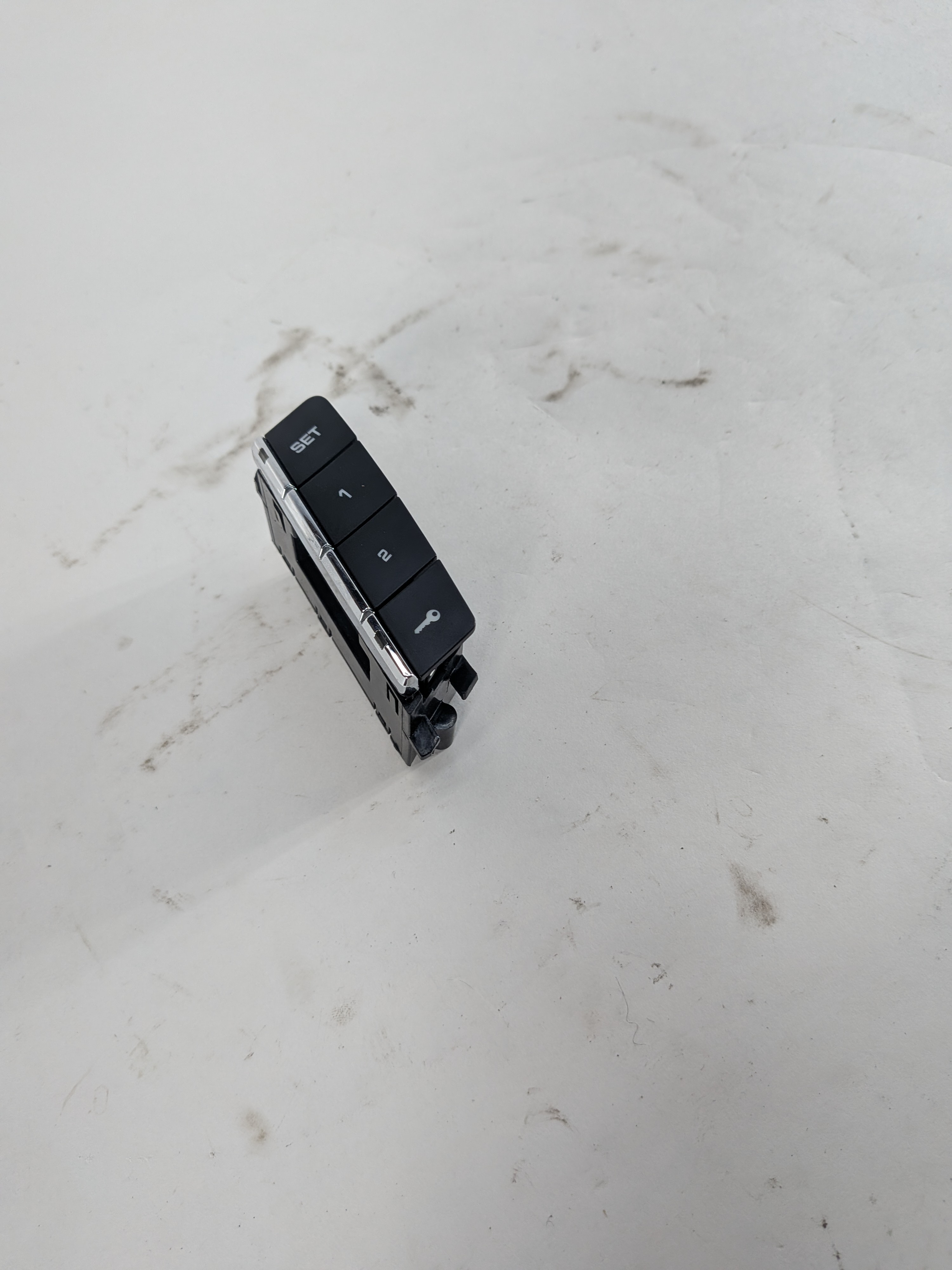 2016 PORSCHE CAYENNE (958) FRONT LEFT DRIVER MEMORY SEAT ADJUST SWITCH BUTTON — exact item pictured
