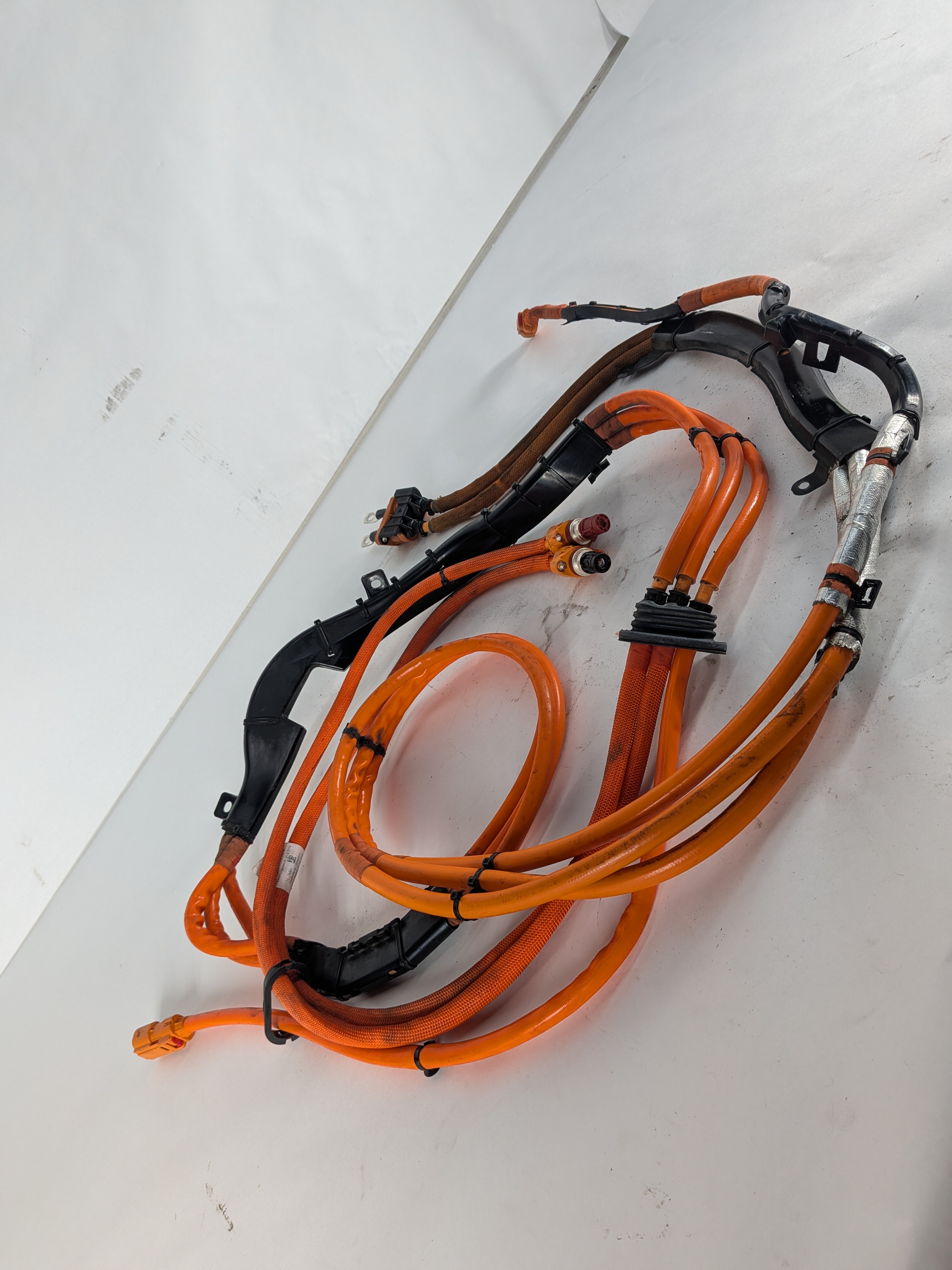 16 PORSCHE CAYENNE 958 HYBRID HIGH VOLTAGE MAIN 3-PHASE MOTOR WIRE HARNESS LOOM — exact item pictured