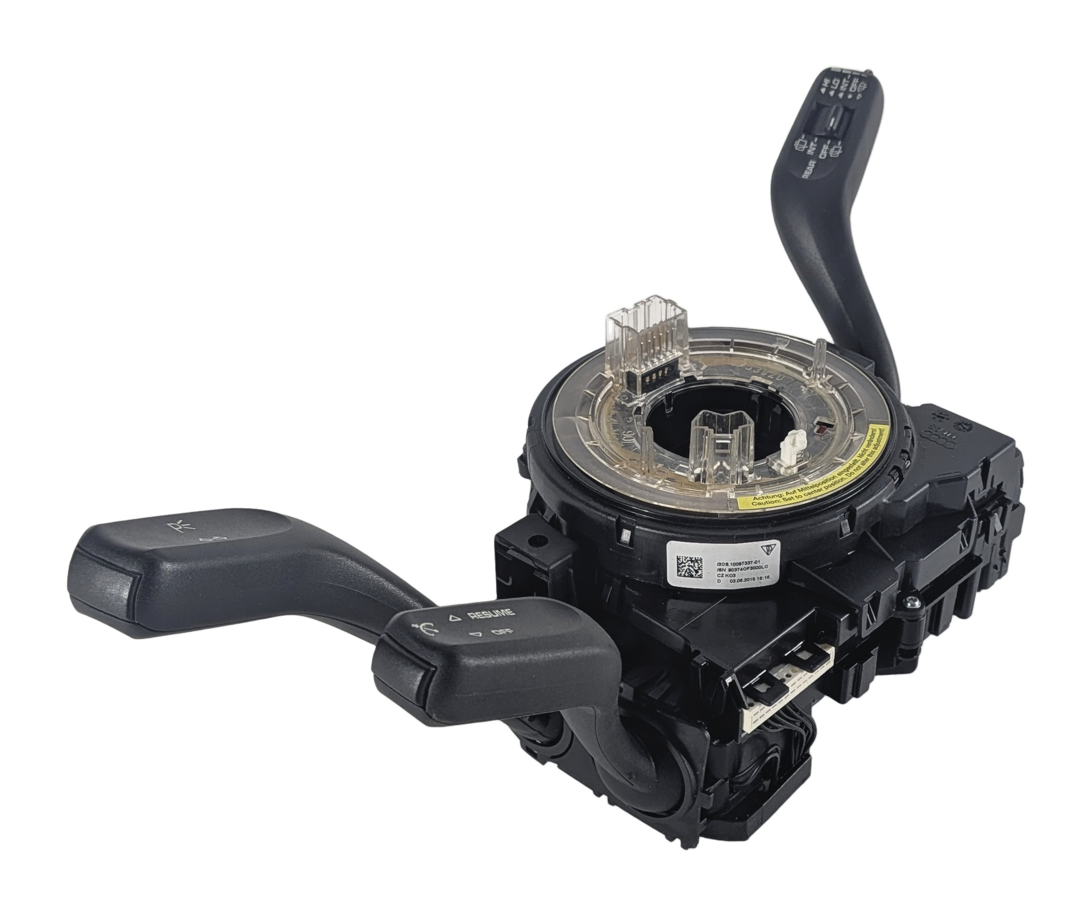 2011-2016 PORSCHE CAYENEN (958) COLUMN BLINKER WIPER CRUISE COMBINATION SWITCH — exact item pictured