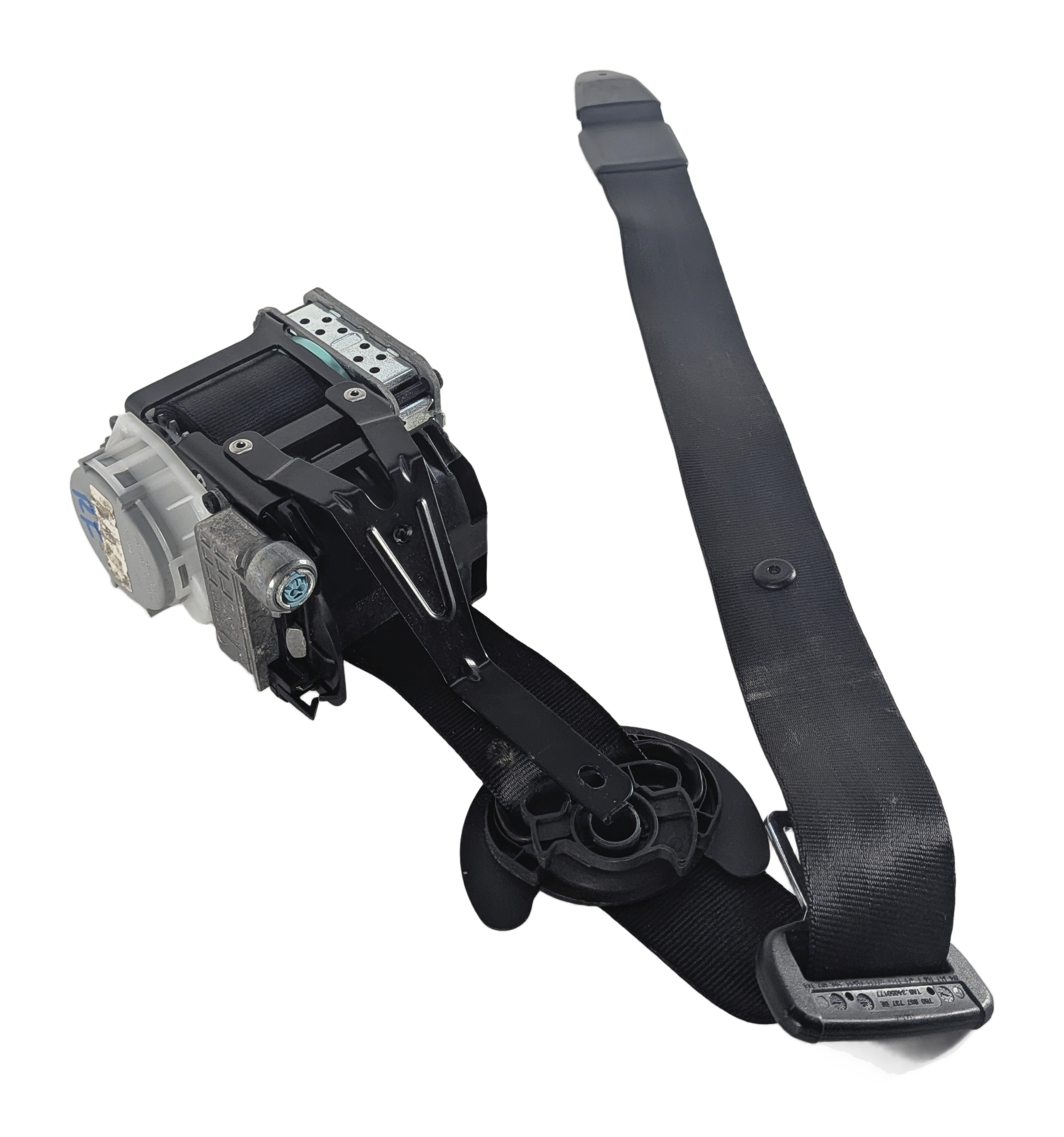 2011-2018 PORSCHE CAYENNE (958) FRONT RIGHT PASSENGER SEATBELT RETRACTOR (Black) — exact item pictured