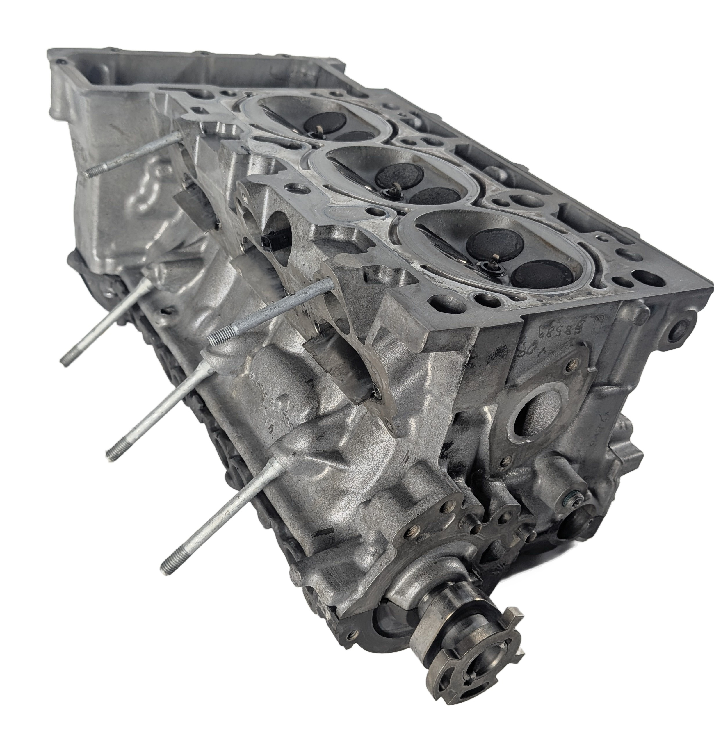 11-18 PORSCHE CAYENNE PANAMERA (958 970) 3.0L HYBRID ENGINE RIGHT CYLINDER HEAD — exact item pictured