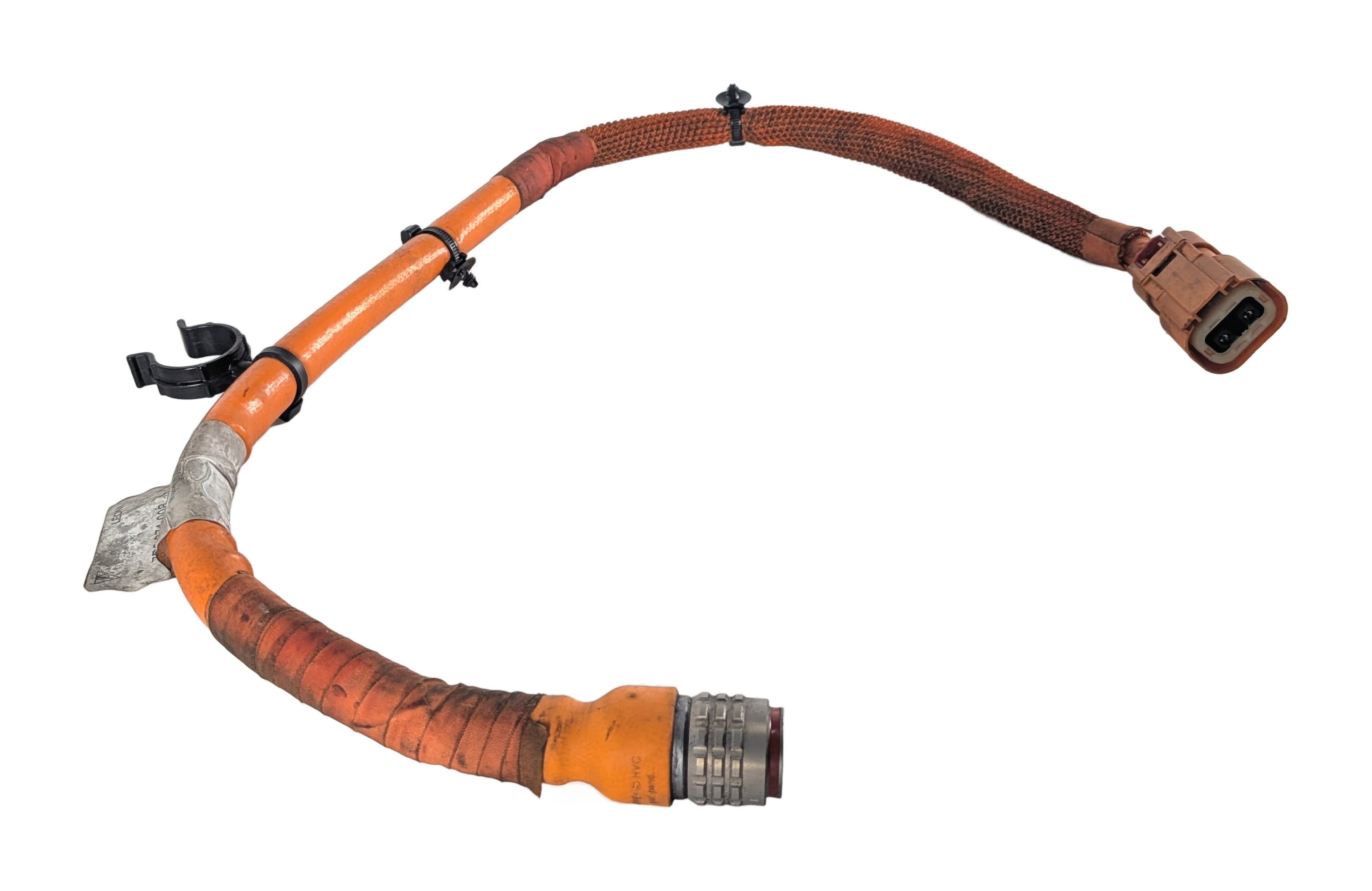 2016 PORSCHE CAYENNE (958) HYBRID HIGH VOLTAGE AC A/C COMPRESSOR CABLE WIRE LEAD — exact item pictured