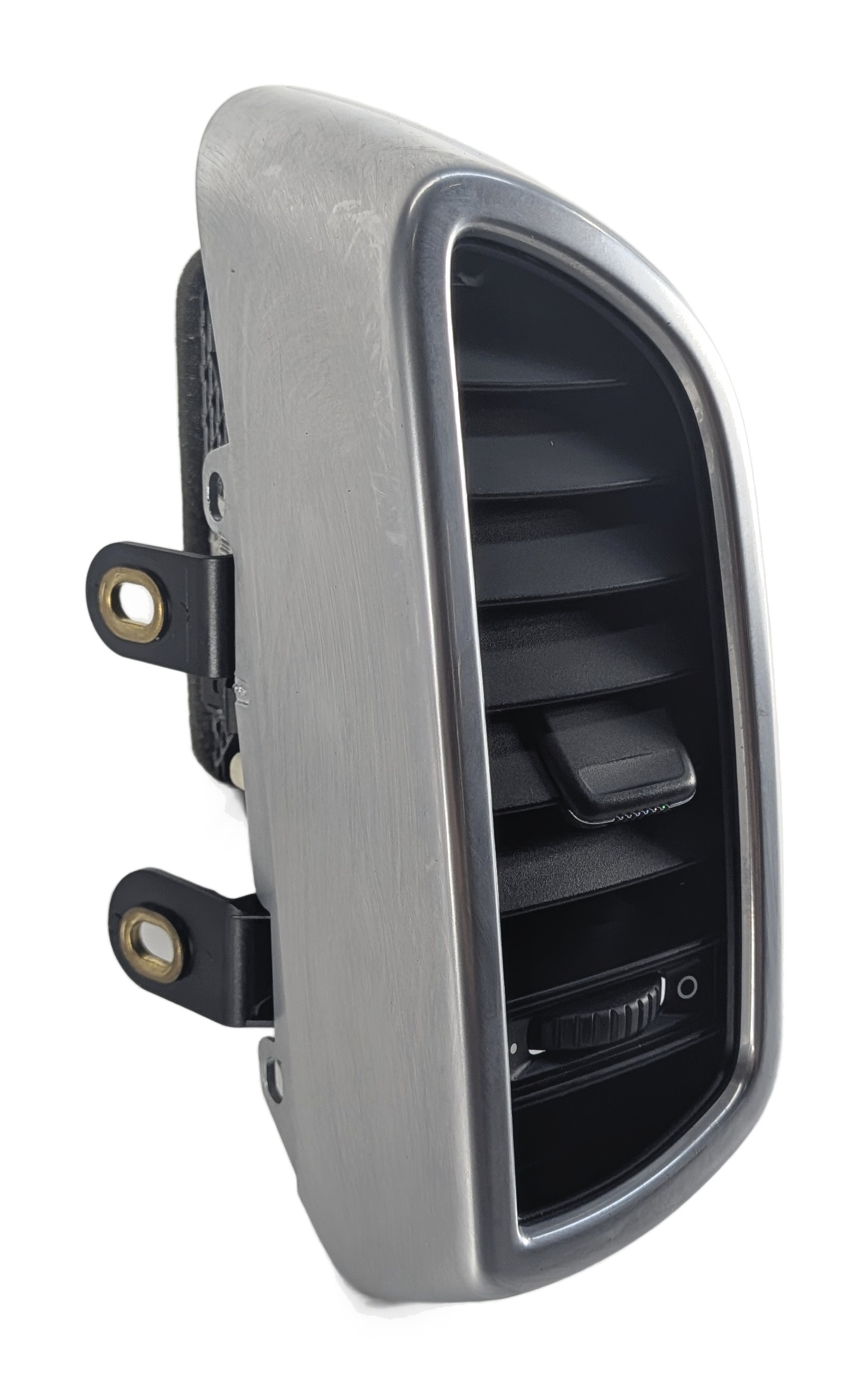 2016 PORSCHE CAYENNE (958) FRONT LEFT DRIVER DASH HEAT AIR AC VENT (Silver) — exact item pictured