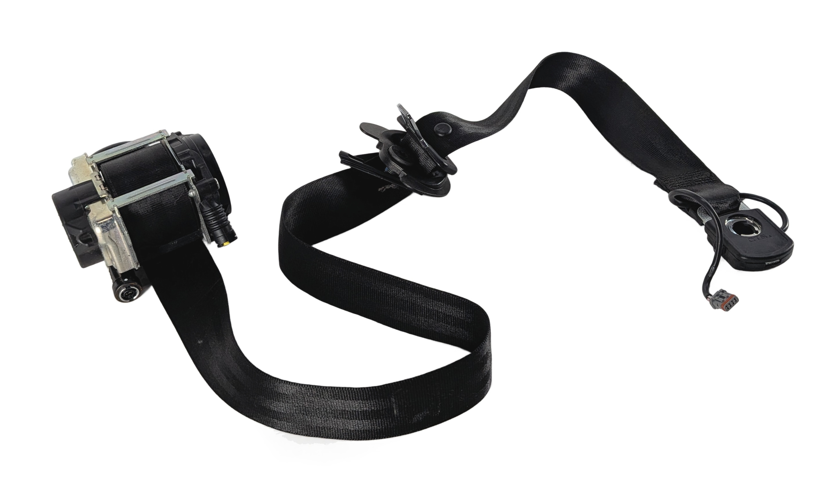 14-16 RANGE ROVER SPORT L494 FRONT RIGHT PASSENGER SEATBELT RETRACTOR (Black) — exact item pictured